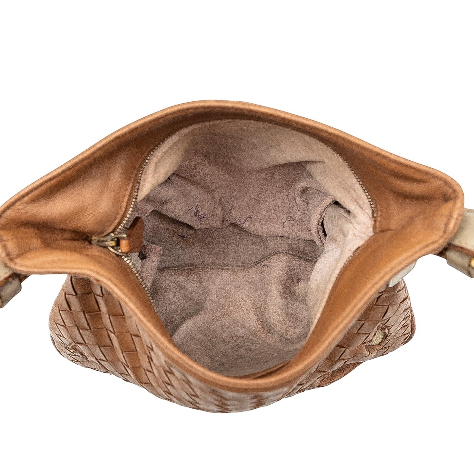 Bottega Veneta Nappa Intrecciato Cutwork Crossbody