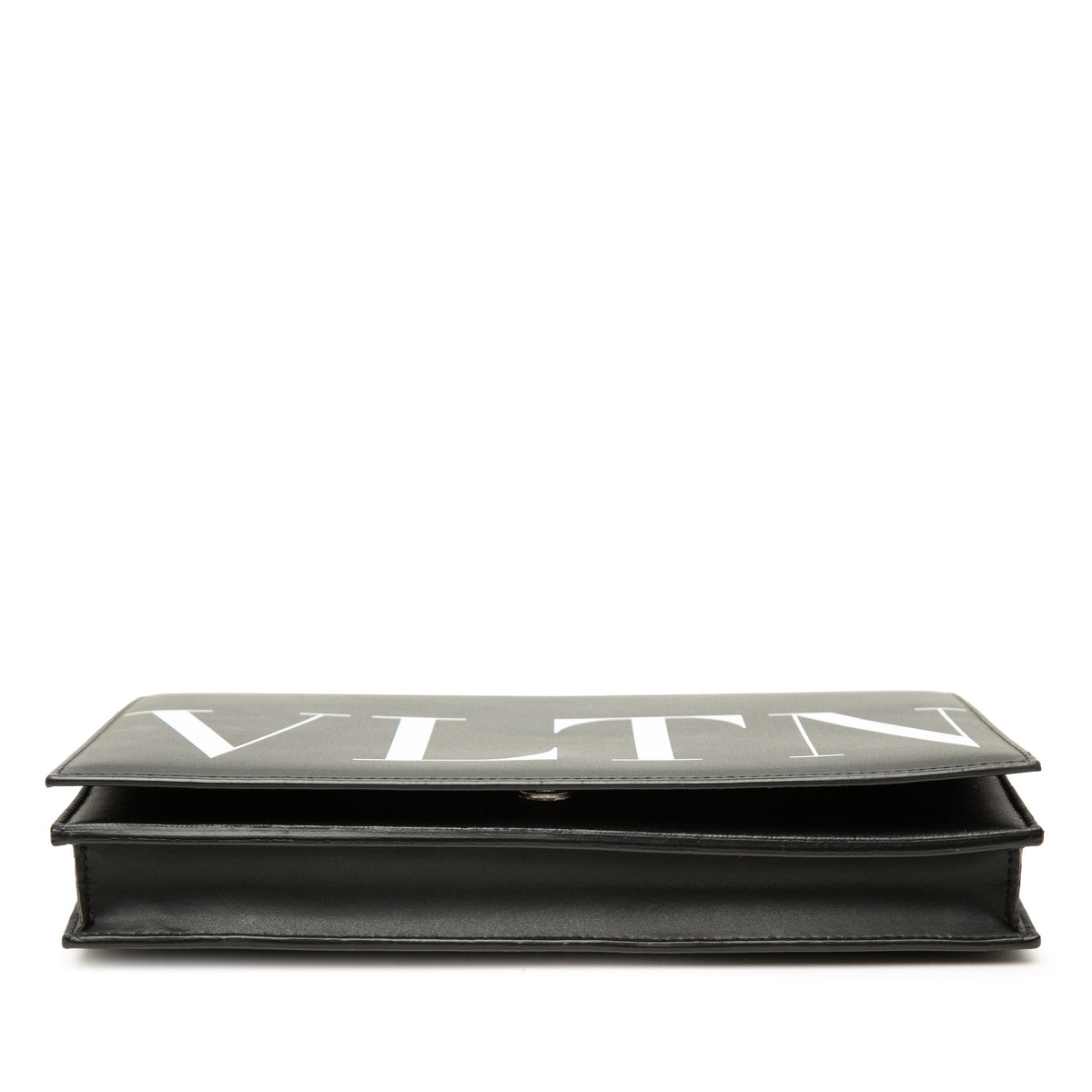 Valentino Leather VLTN Flap Clutch