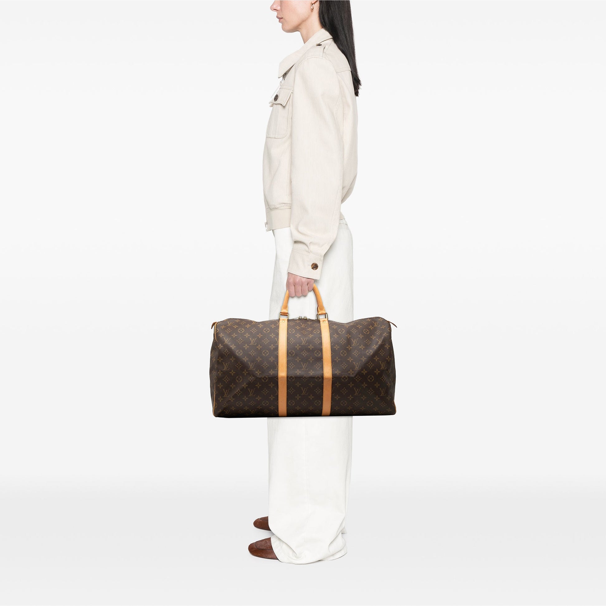 Louis Vuitton Monogram Keepall 55