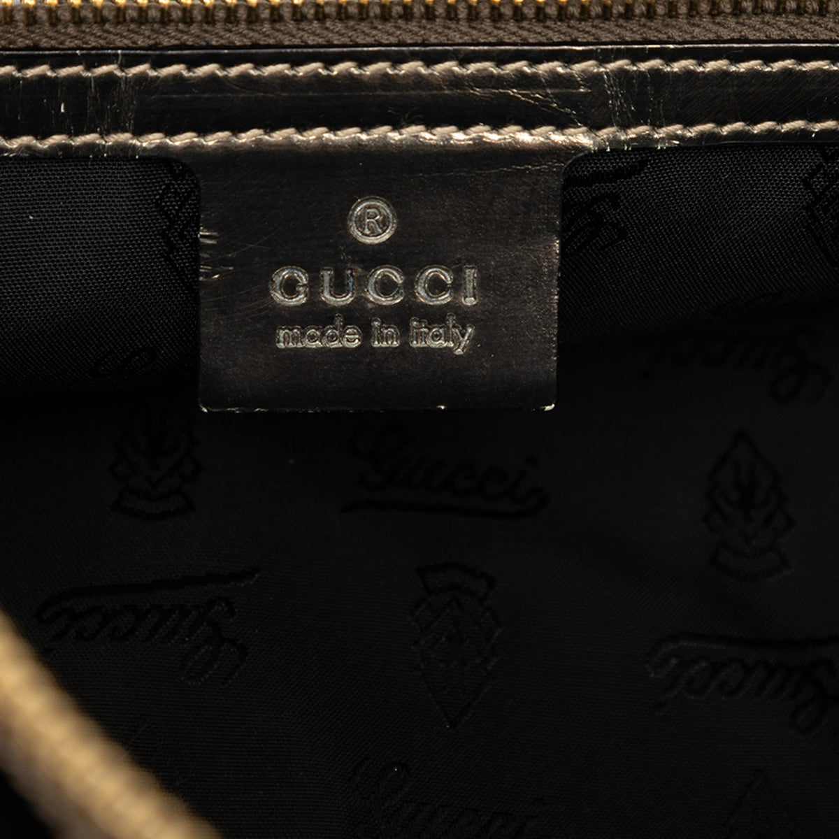 Gucci Coated Canvas Bamboo Dialux Pop Satchel