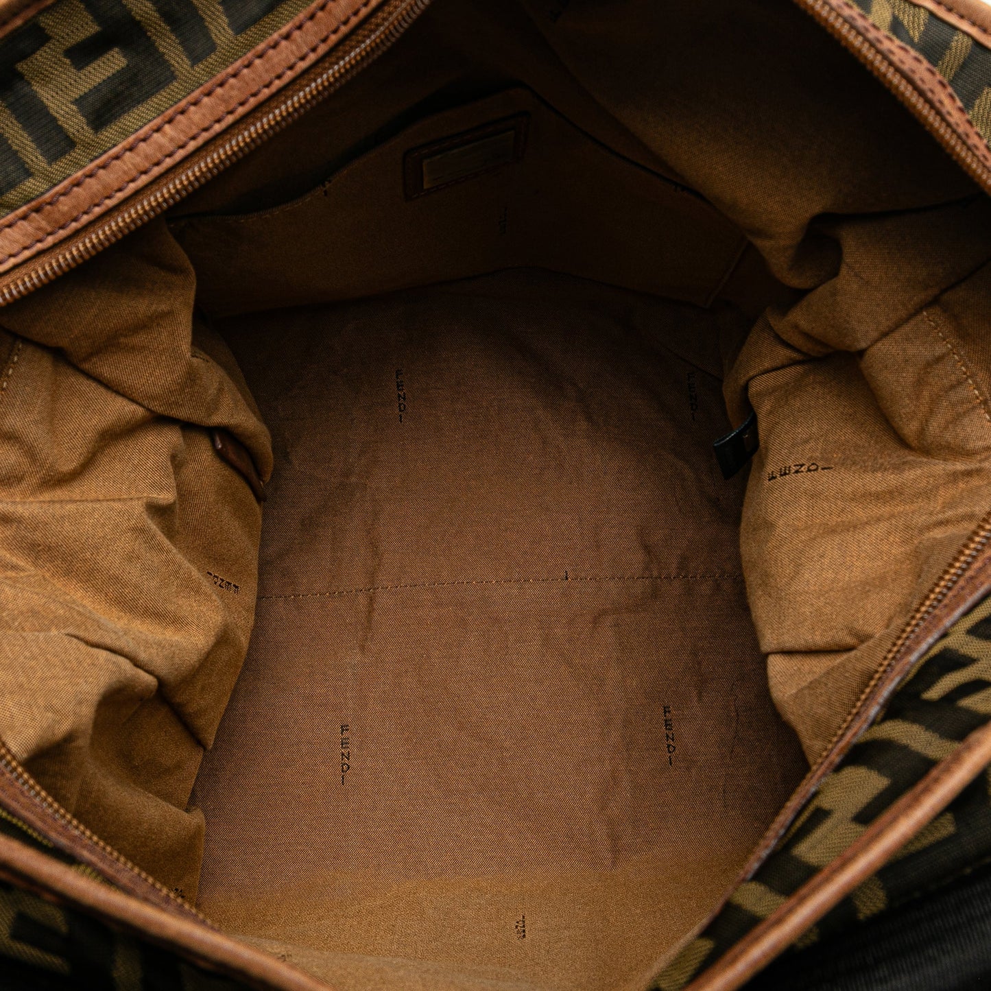 Fendi Zucca Canvas FF Satchel