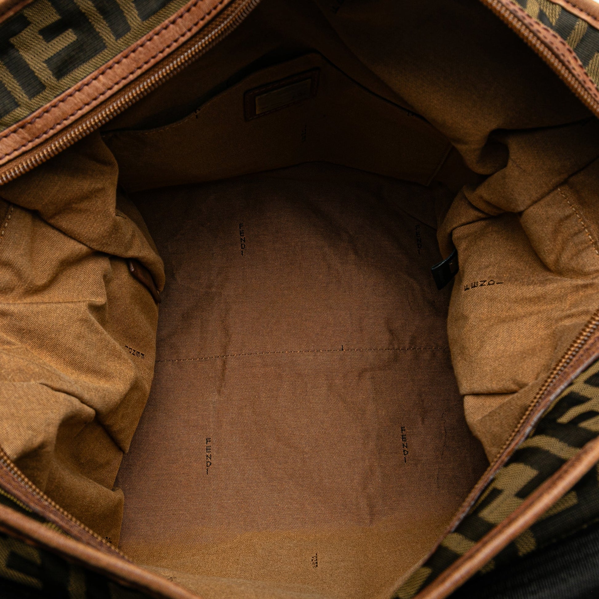 Fendi Zucca Canvas FF Satchel