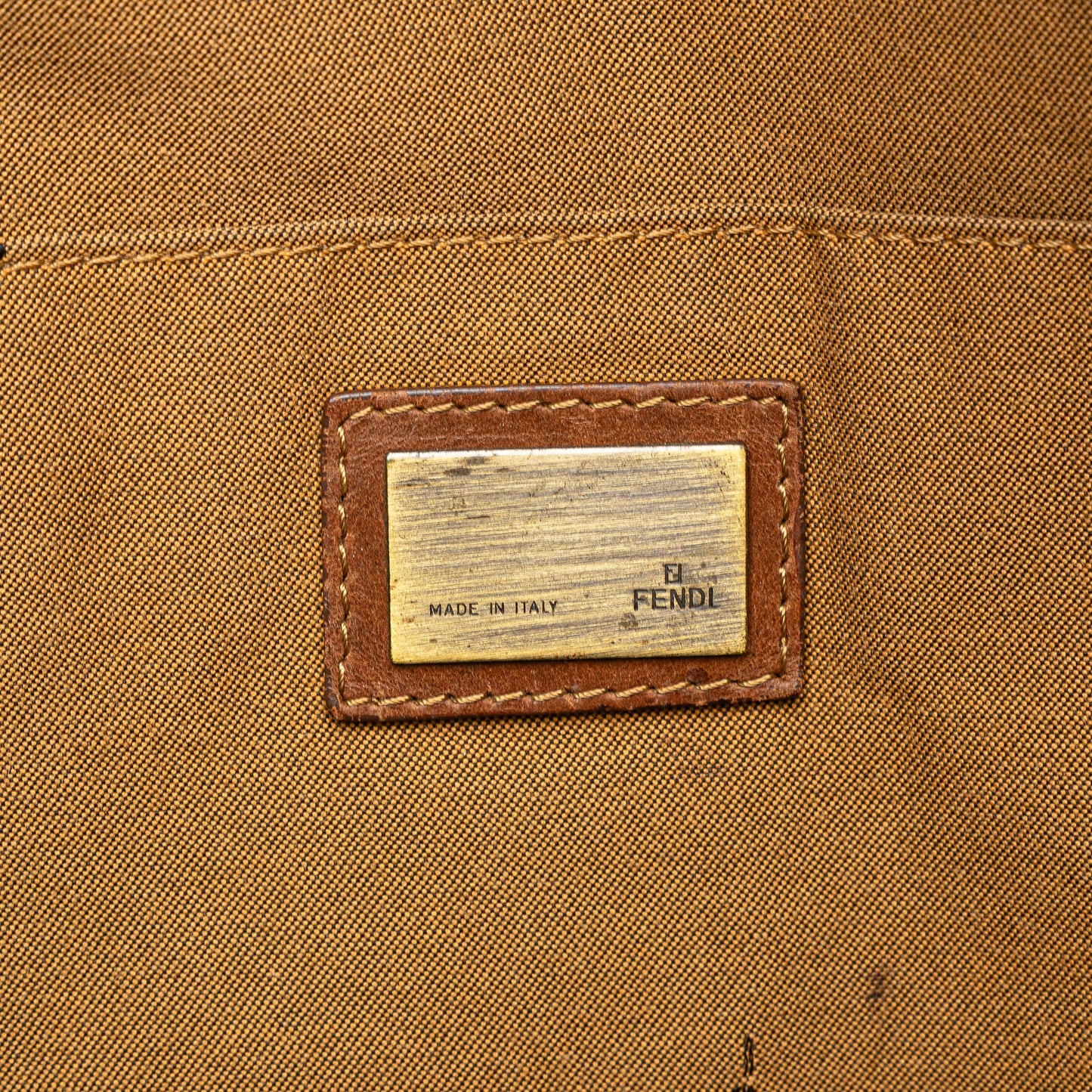 Fendi Zucca Canvas FF Satchel