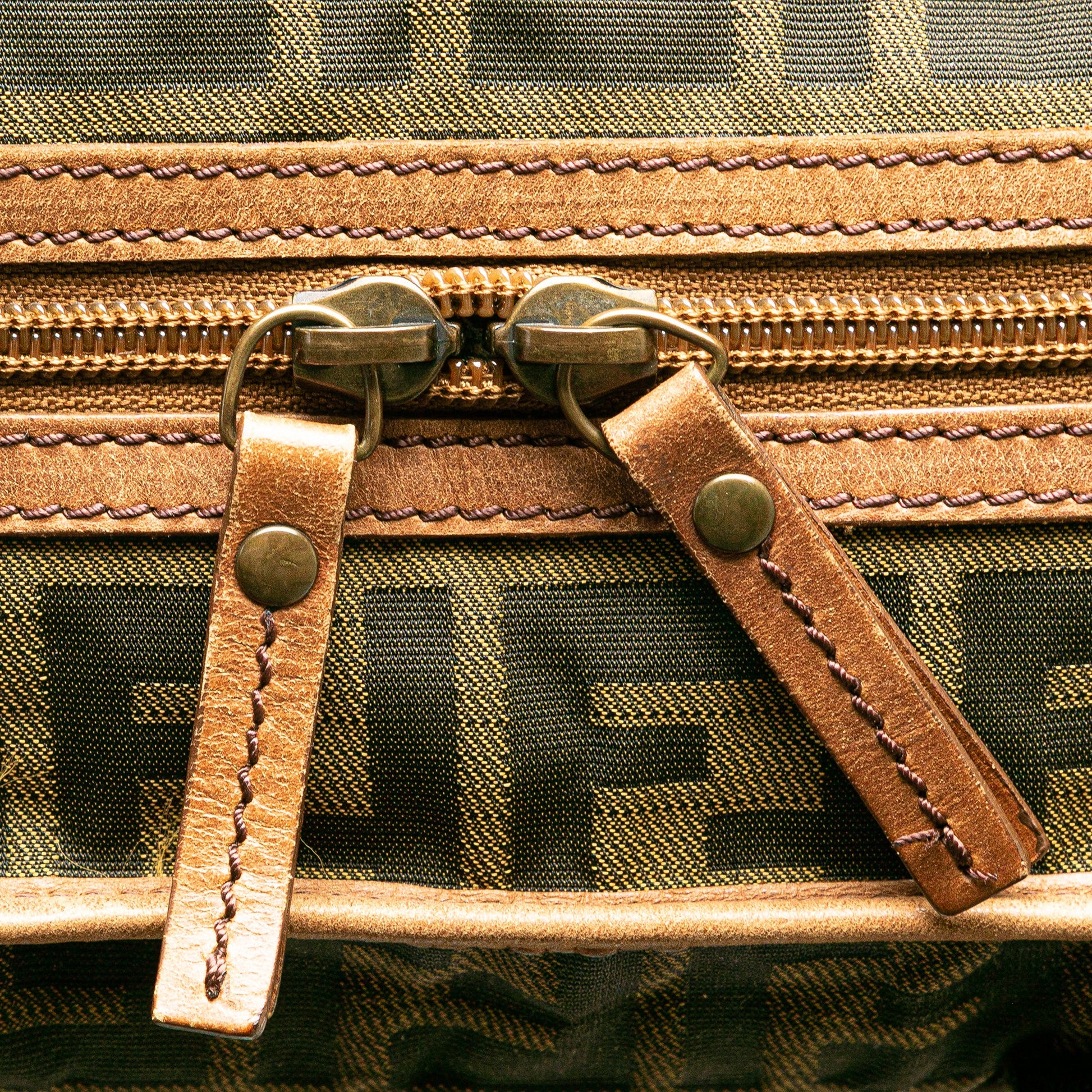 Fendi Zucca Canvas FF Satchel
