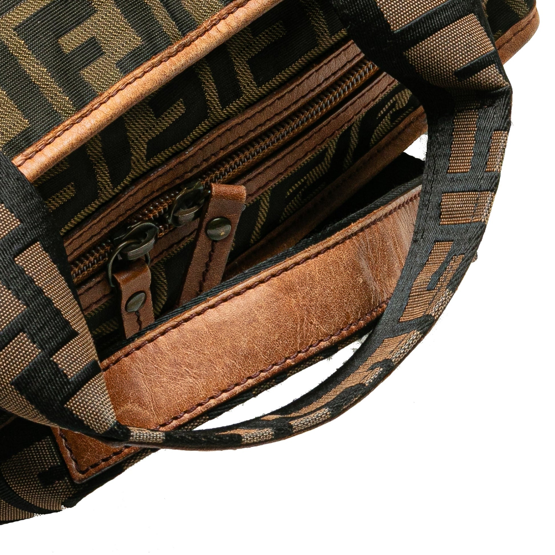 Fendi Zucca Canvas FF Satchel