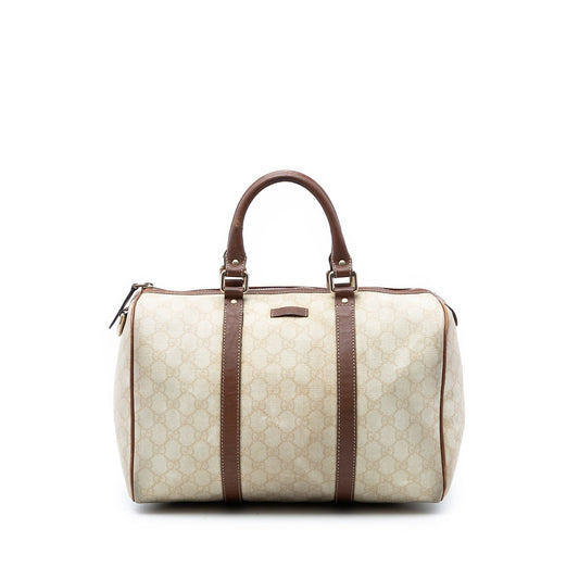Gucci Medium GG Supreme Joy Boston Bag