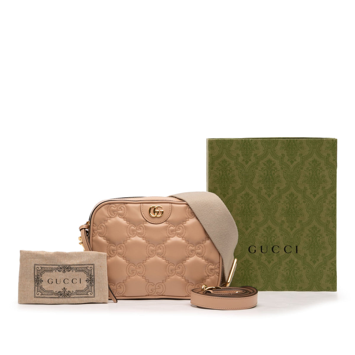 Gucci Small GG Matelasse Calfskin Crossbody