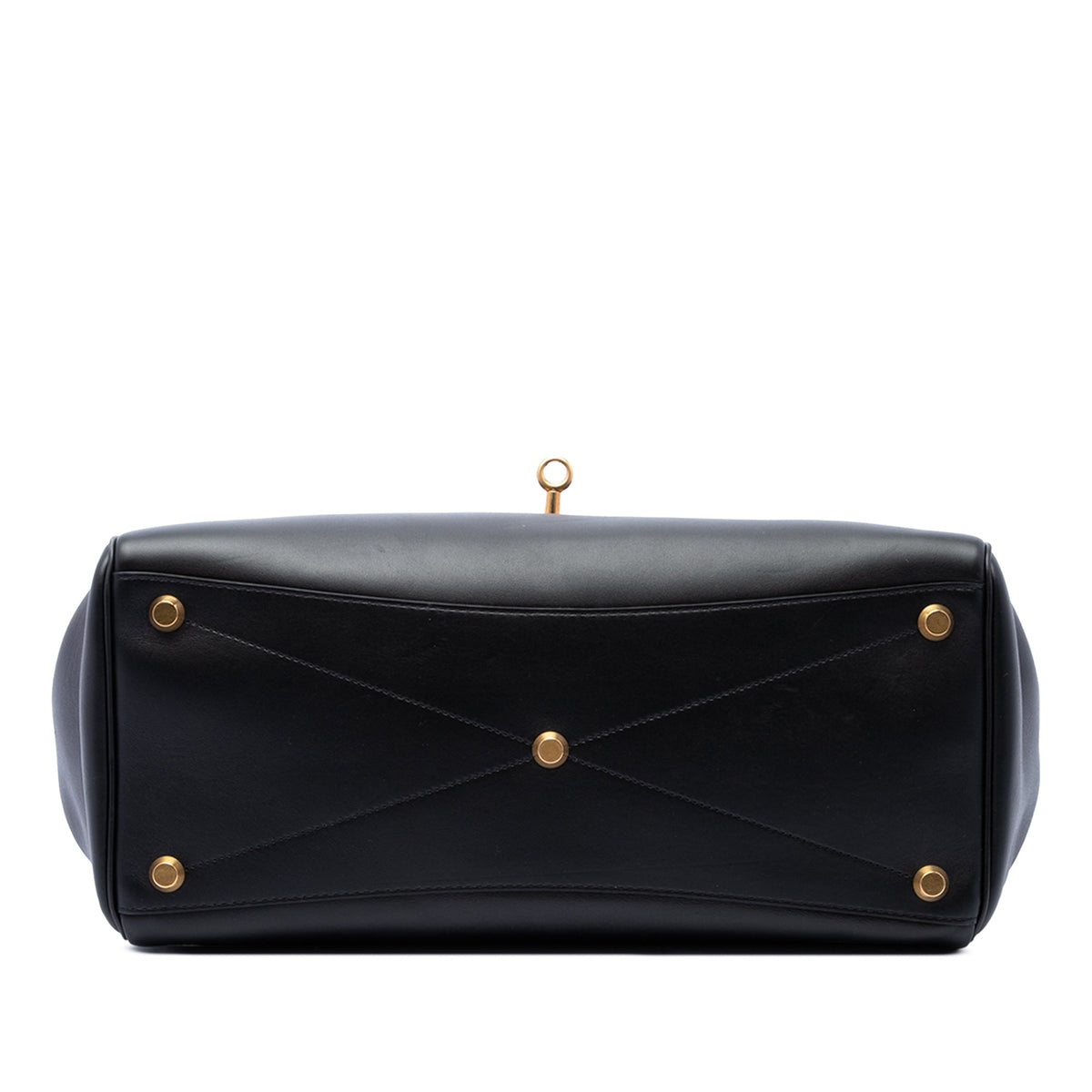 Balenciaga Medium Smooth Calfskin Bel Air Carry All Tote — Black