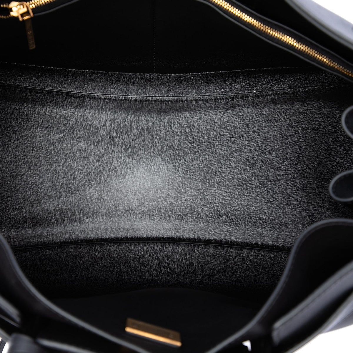 Balenciaga Medium Smooth Calfskin Bel Air Carry All Tote — Black