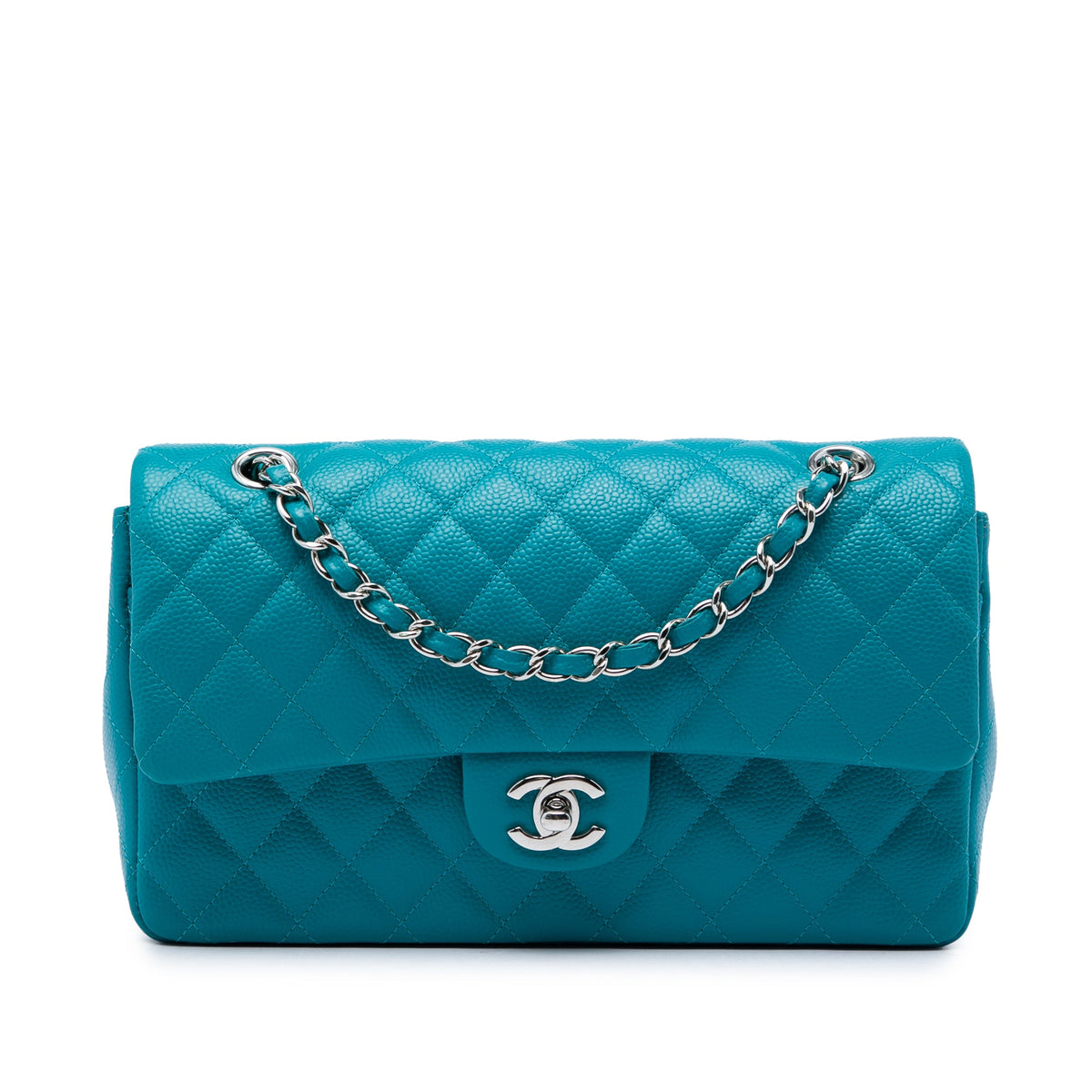 Chanel Medium Classic Iridescent Caviar Double Flap