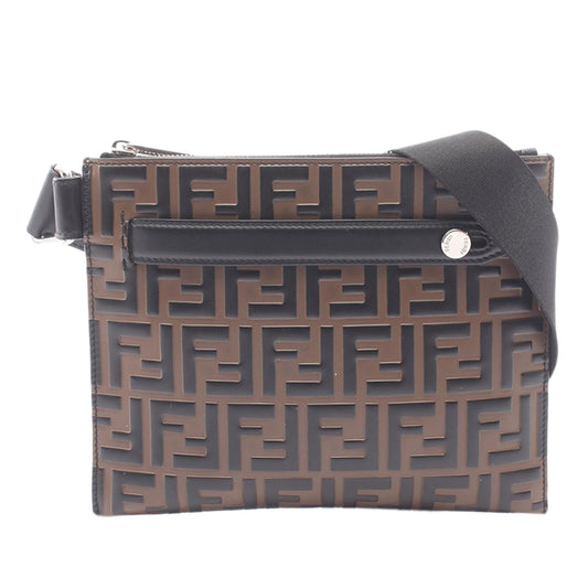 Fendi FF Embossed Leather 1974 Crossbody