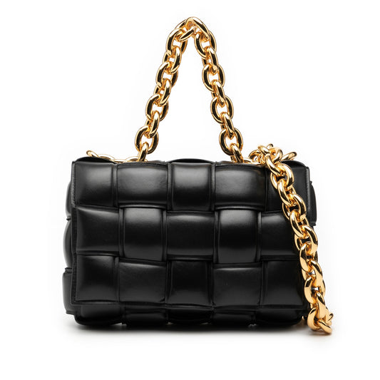 Bottega Veneta Nappa Intrecciato Padded Chain Cassette Satchel