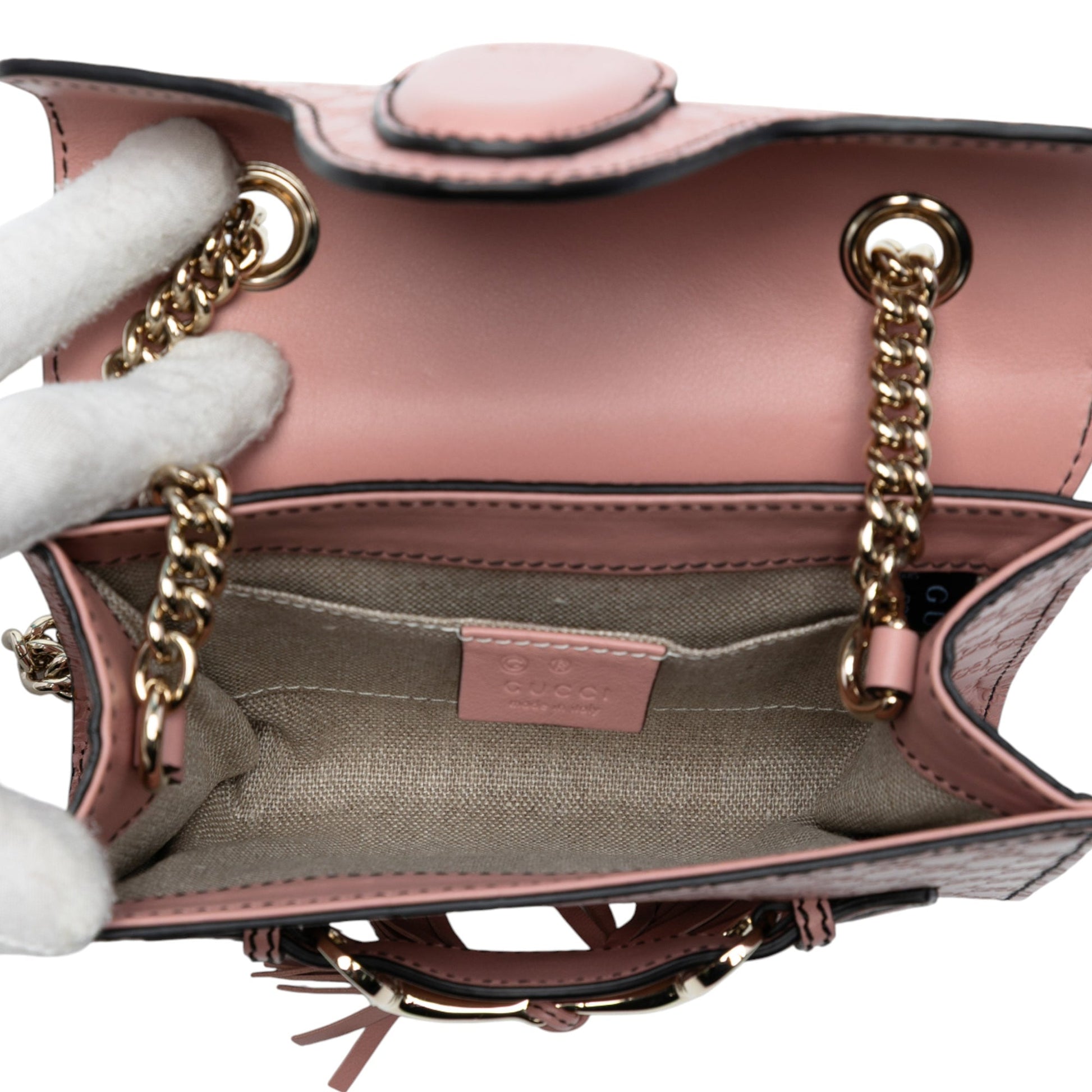 Gucci Mini Microguccissima Emily Crossbody