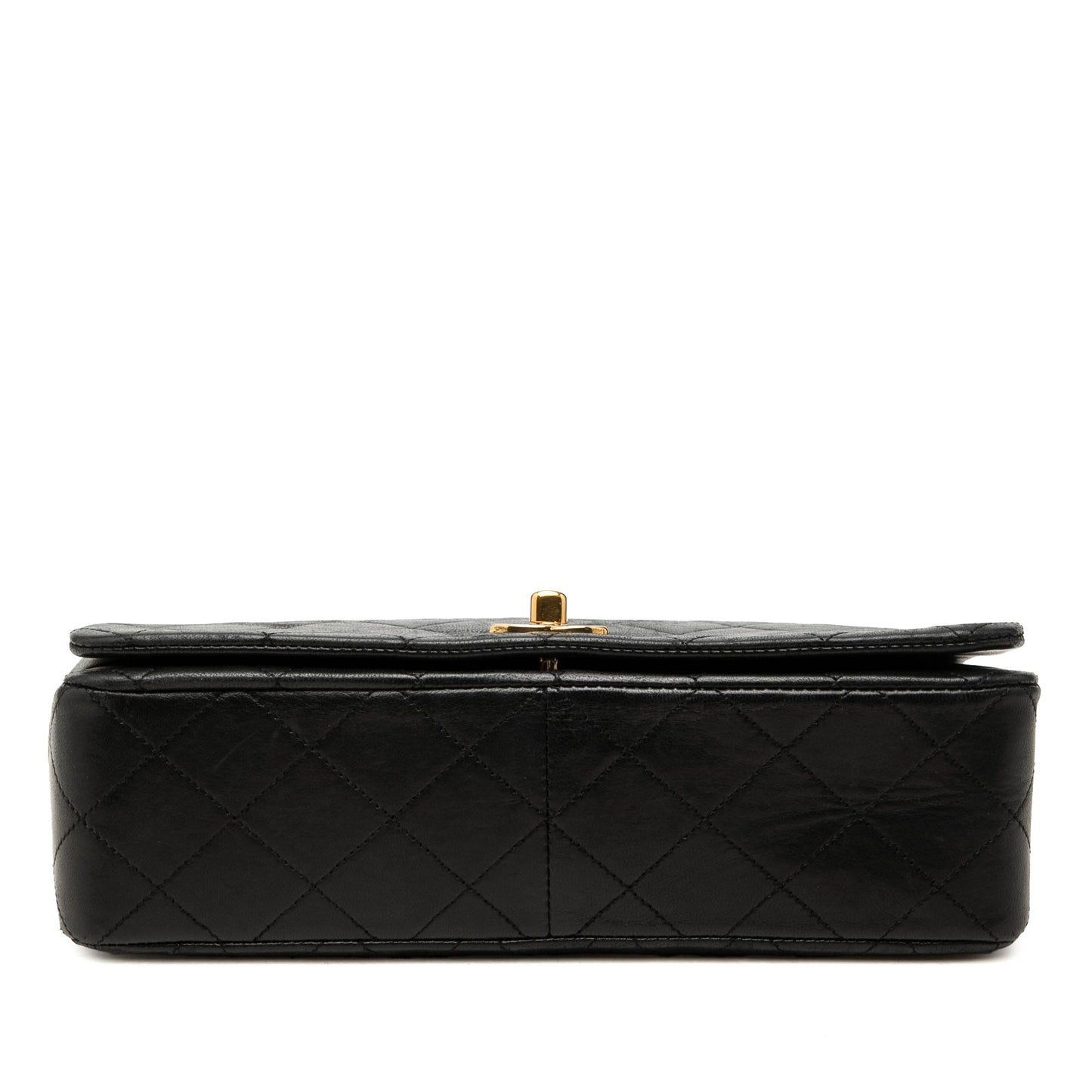Chanel CC Quilted Lambskin Full Single Flap