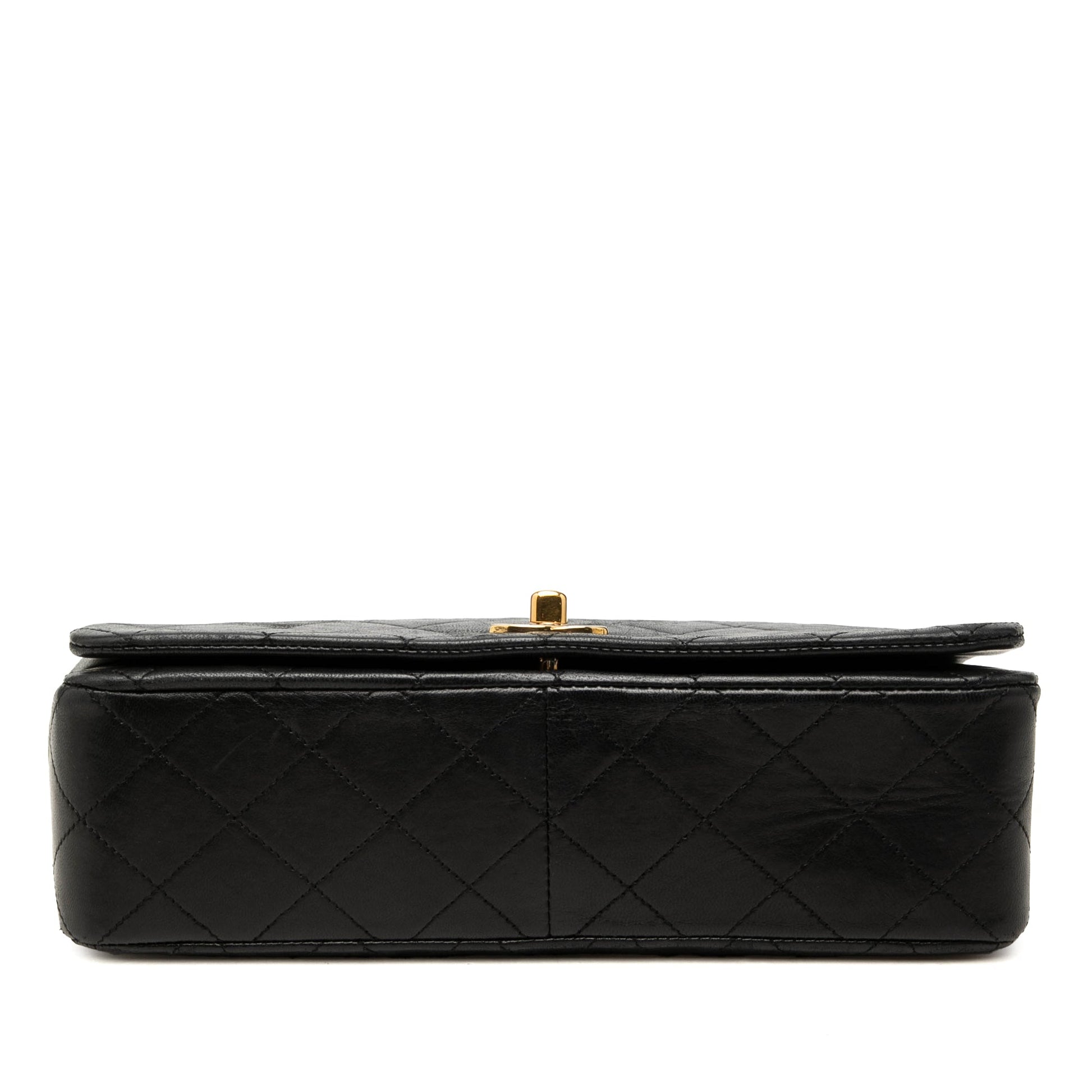 Chanel CC Quilted Lambskin Full Single Flap