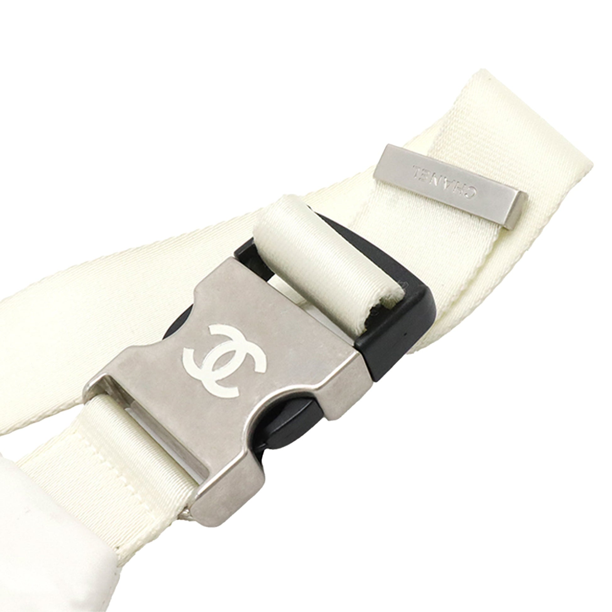 Chanel Embossed Nylon Tweed Doudoune Belt Bag