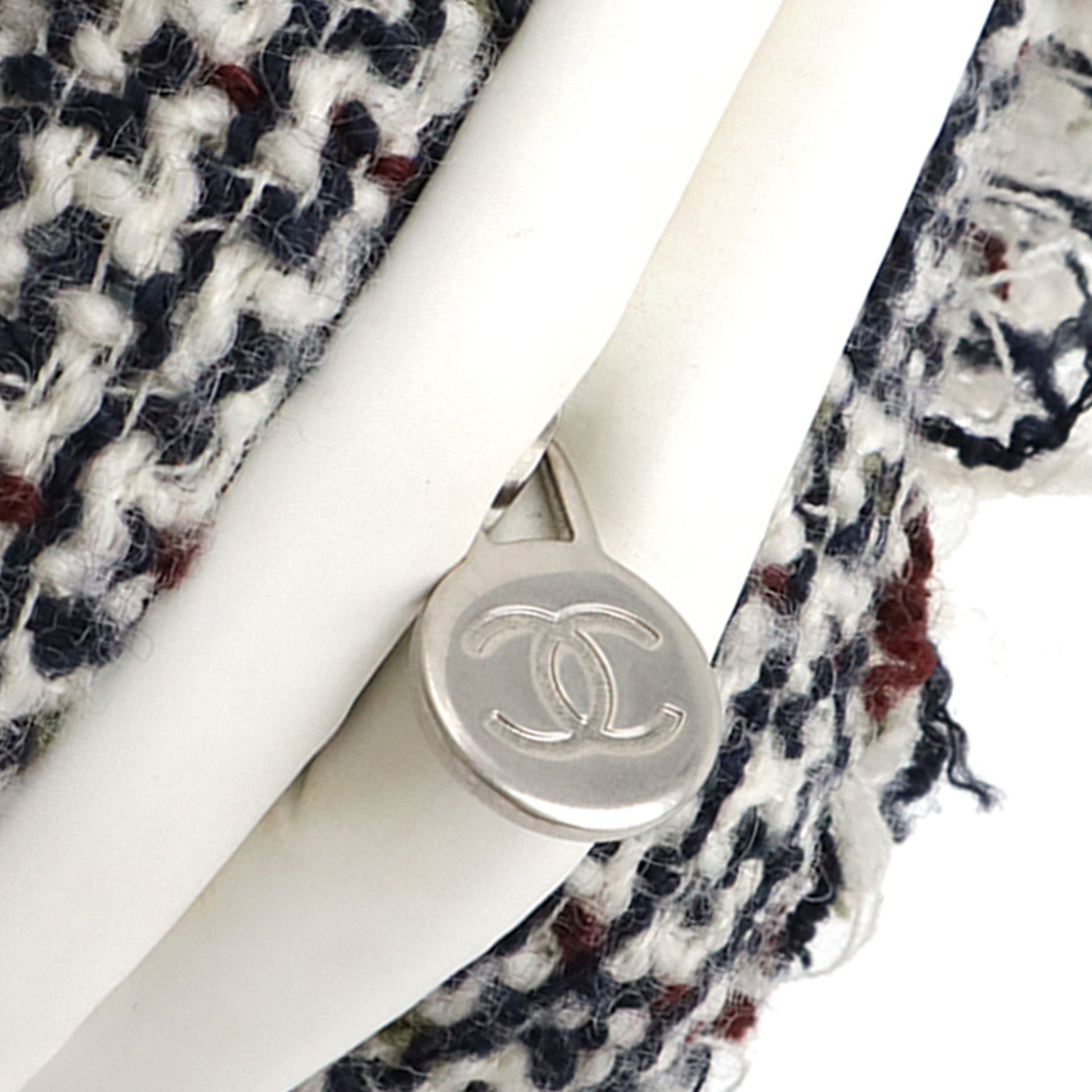 Chanel Embossed Nylon Tweed Doudoune Belt Bag