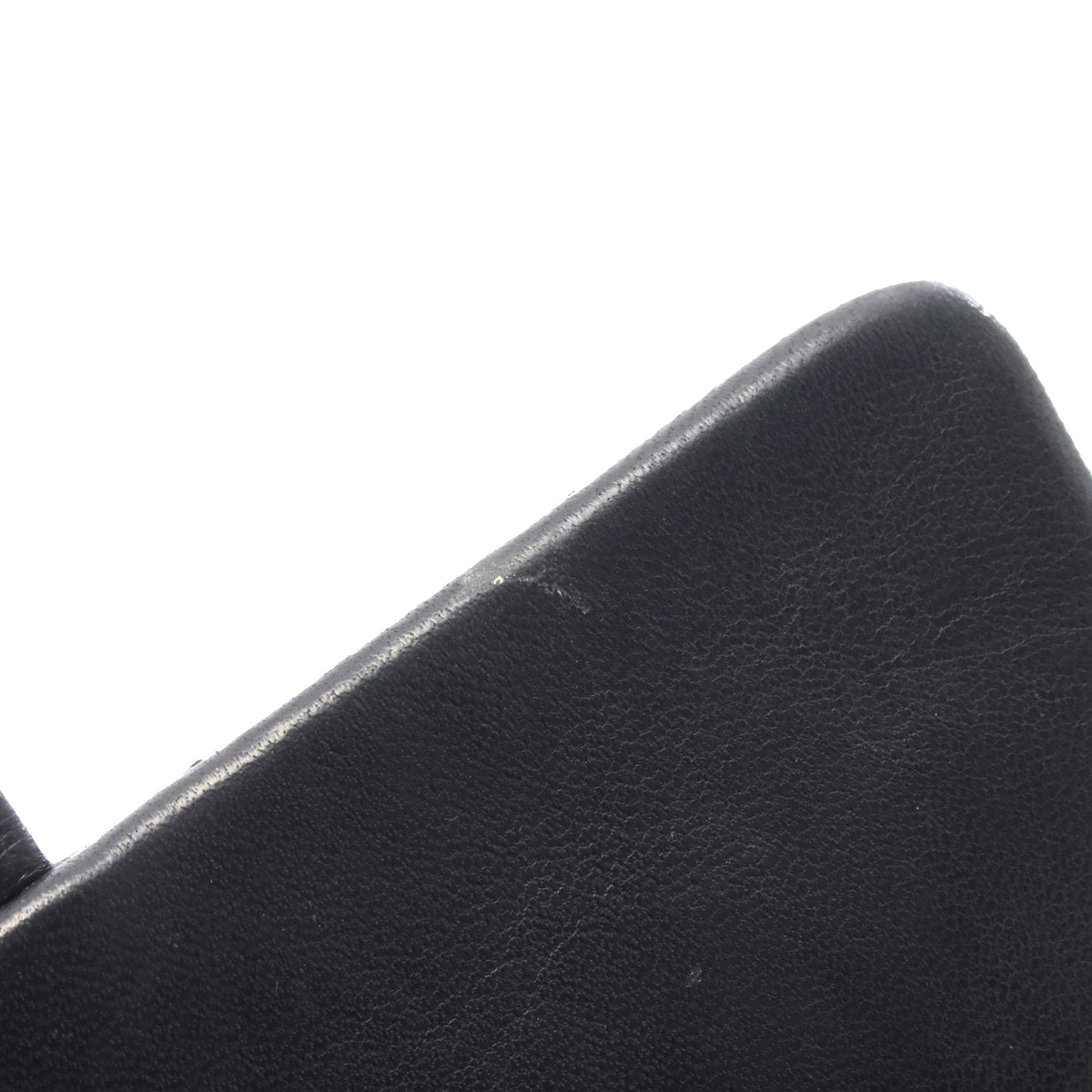 Chanel Small Square Quilted Lambskin Flap — Black