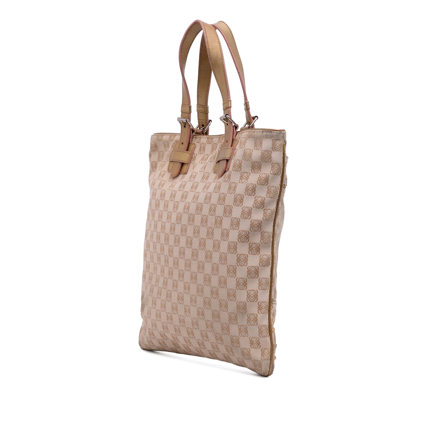 LOEWE Anagram Canvas Embroidered Tote