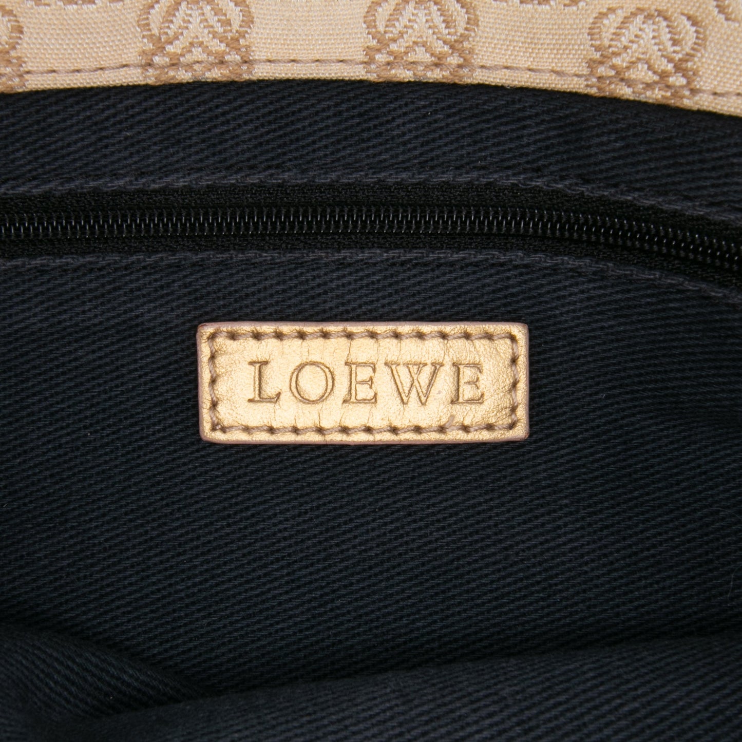 LOEWE Anagram Canvas Embroidered Tote