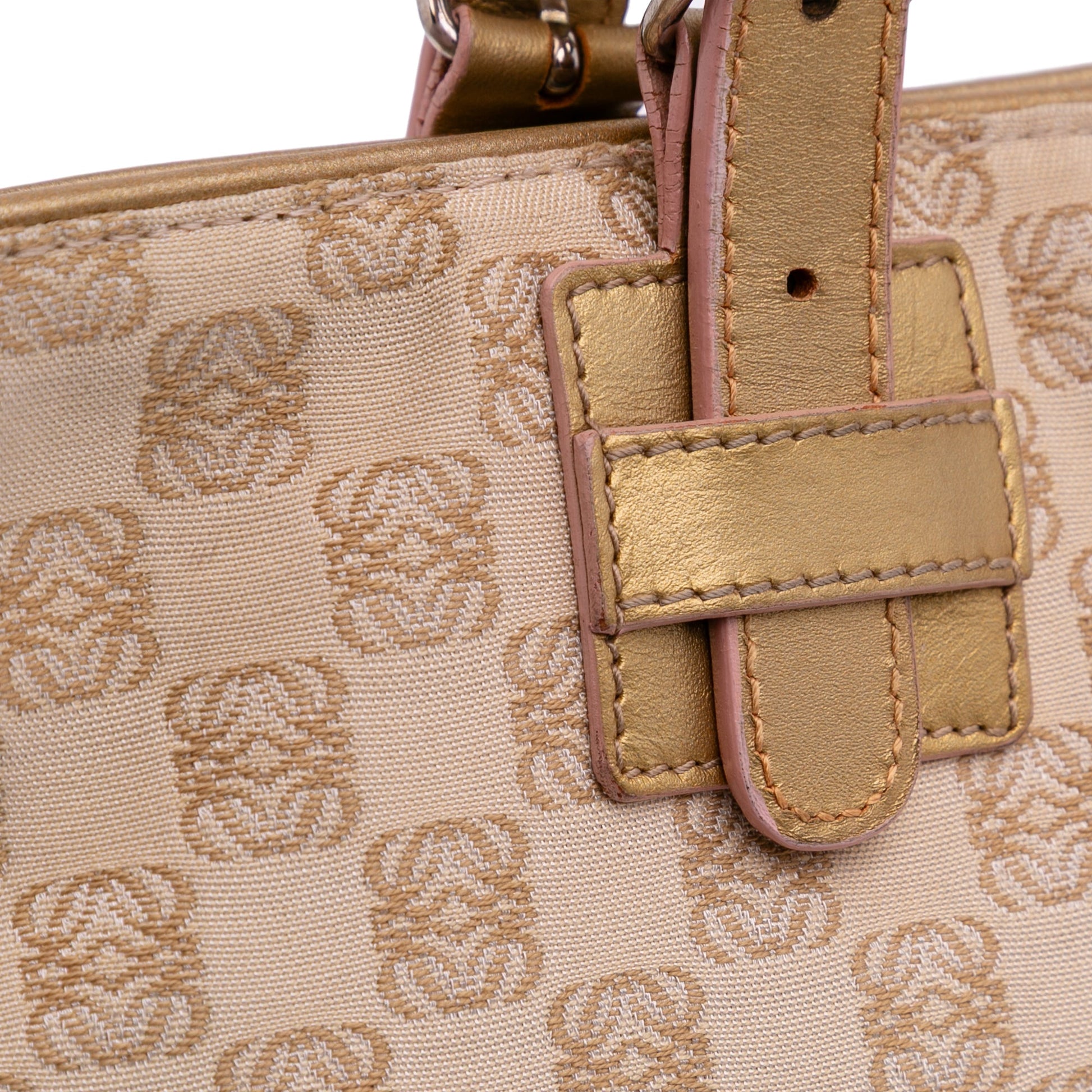 LOEWE Anagram Canvas Embroidered Tote
