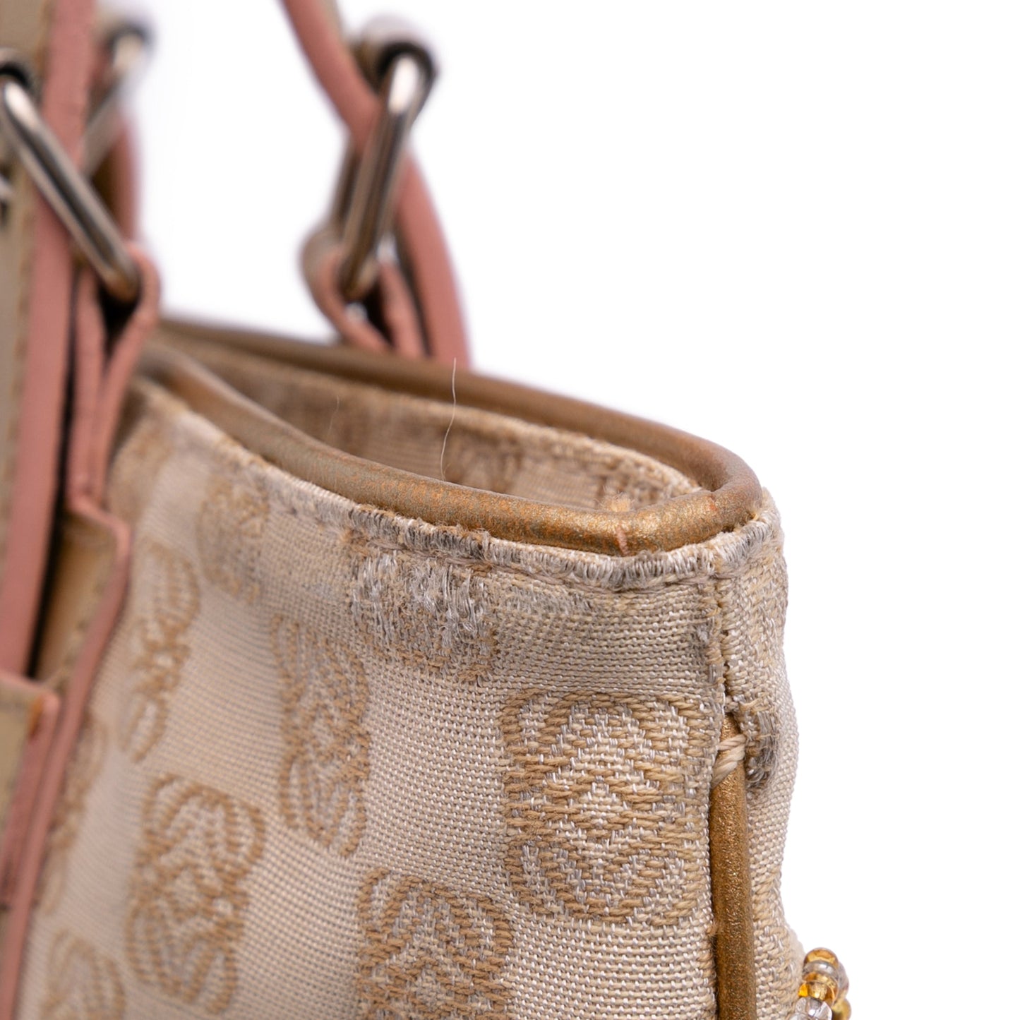 LOEWE Anagram Canvas Embroidered Tote