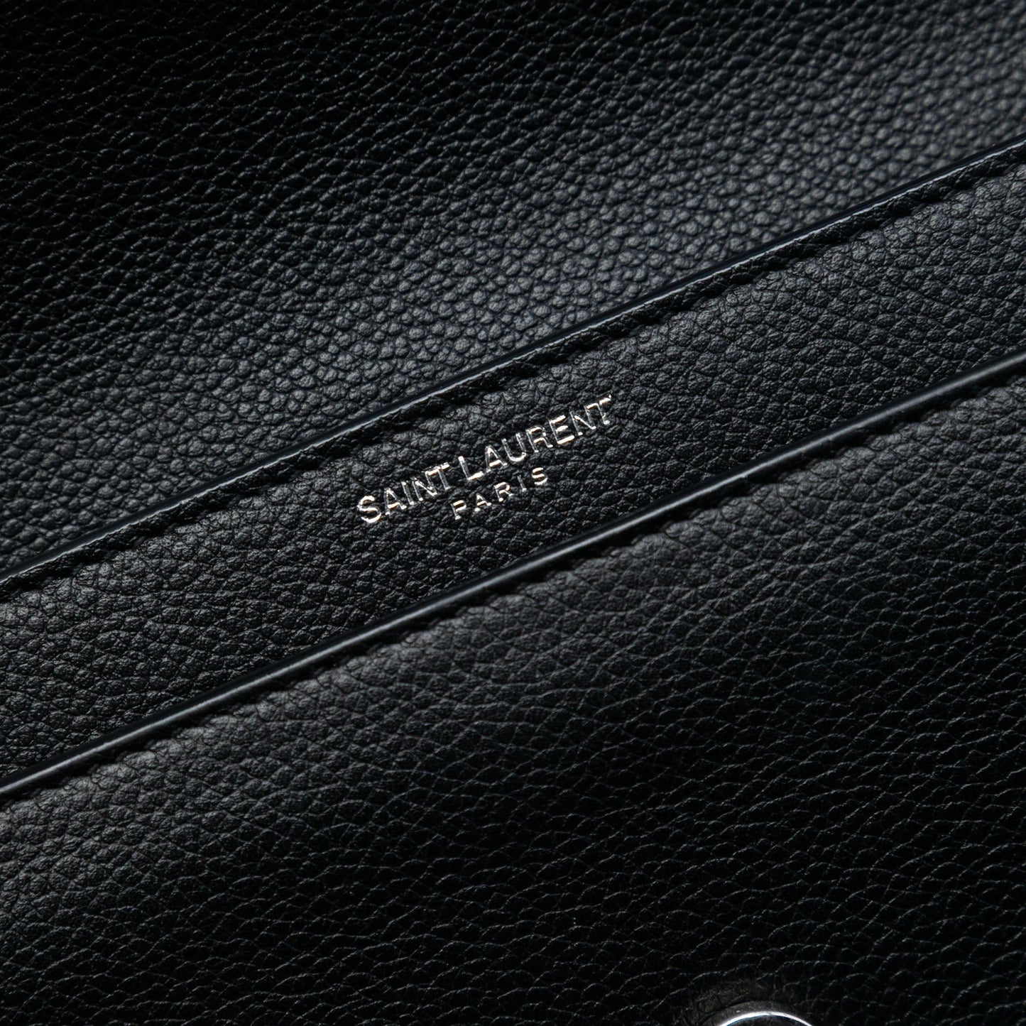 Saint Laurent Medium Grained Calfskin Monogram Sunset Crossbody