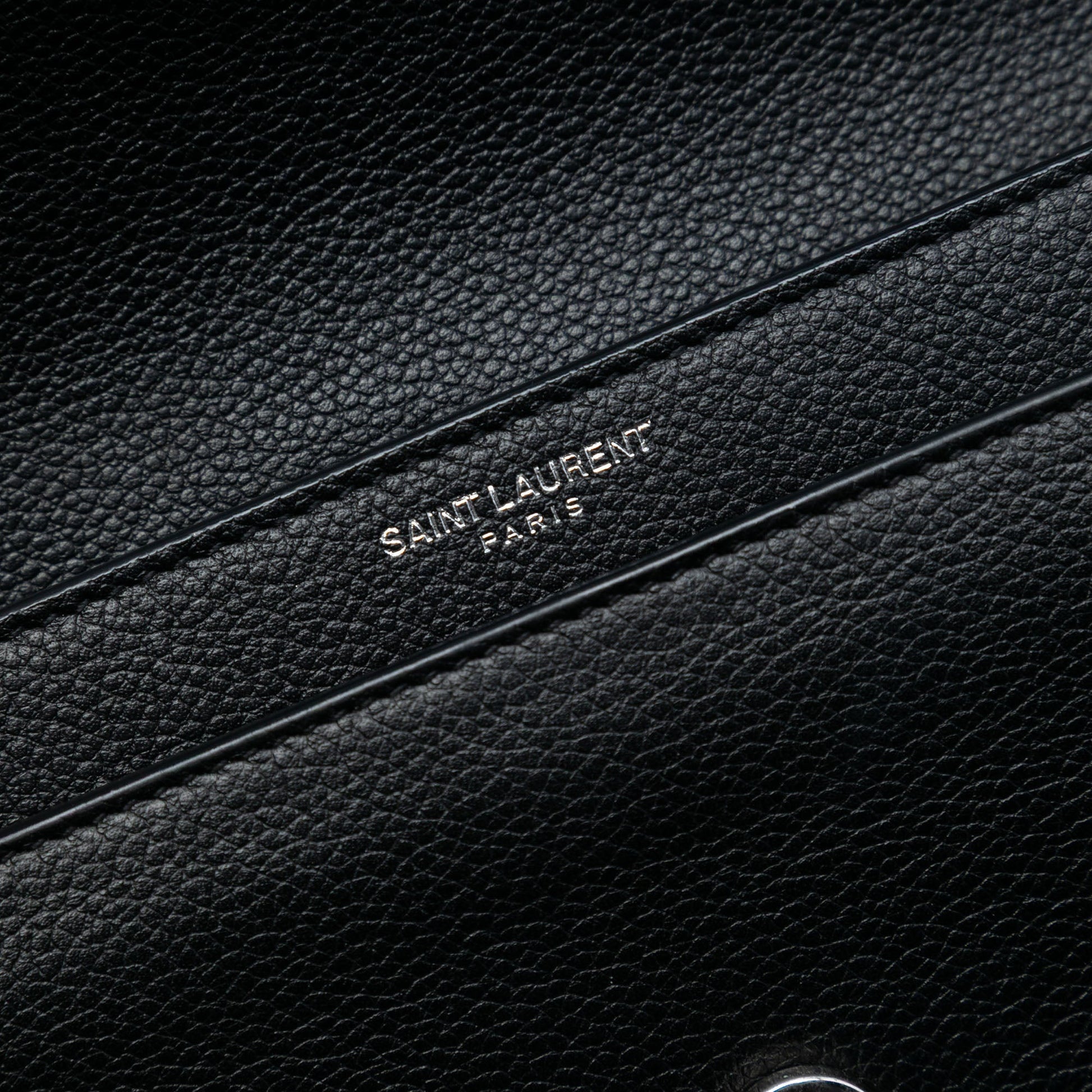 Saint Laurent Medium Grained Calfskin Monogram Sunset Crossbody