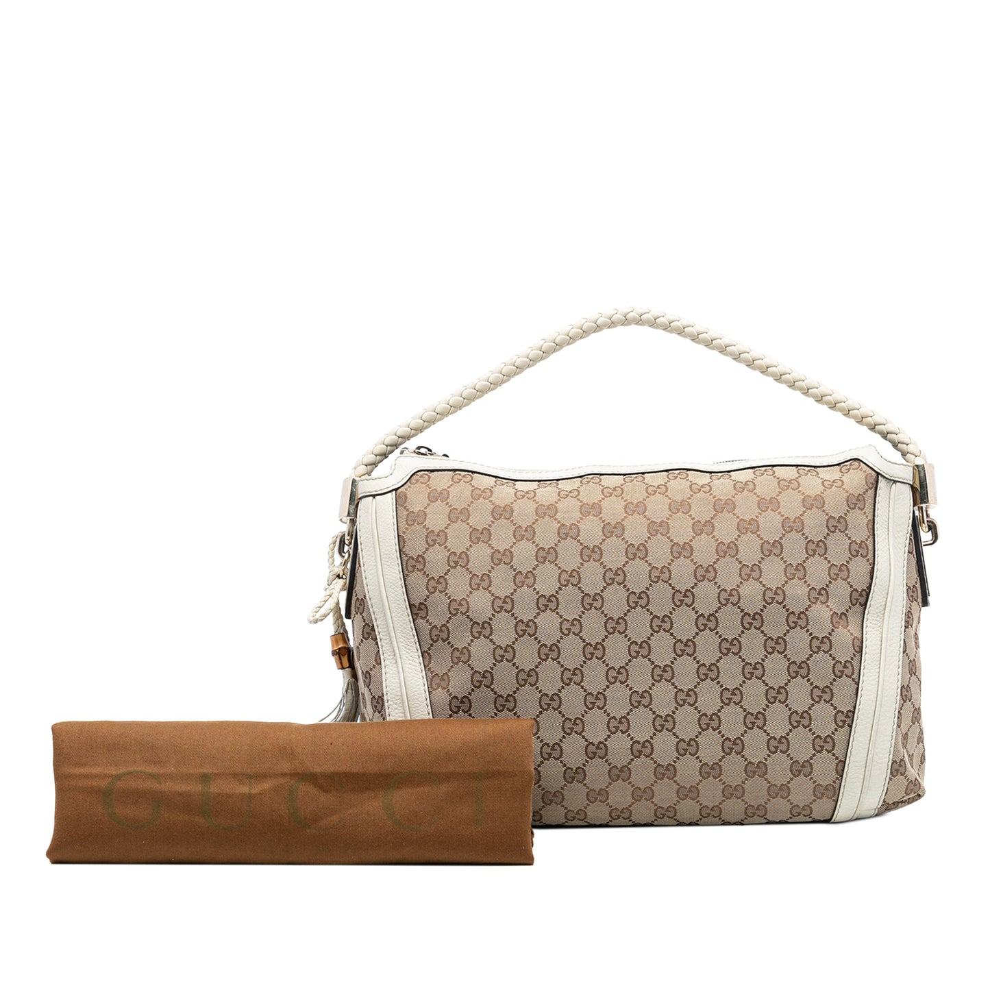 Gucci Medium GG Canvas Bella Shoulder Bag