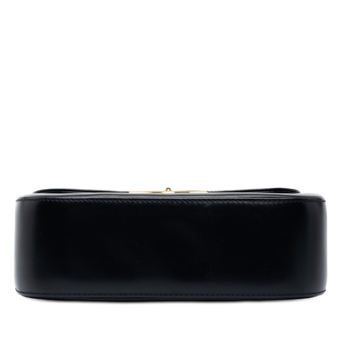 Cartier Leather Sapphire Line Handbag — Black