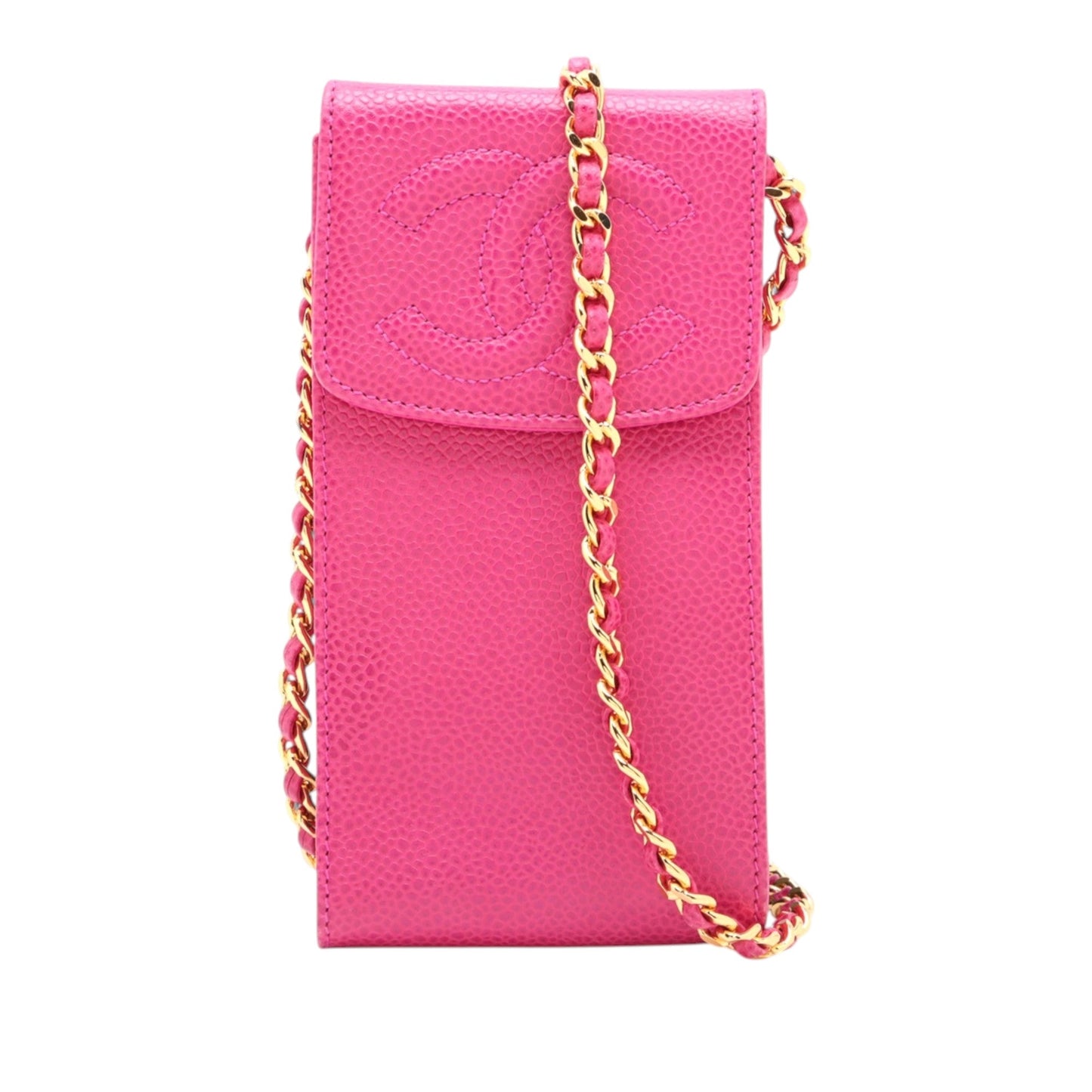 Chanel CC Caviar Phone Crossbody