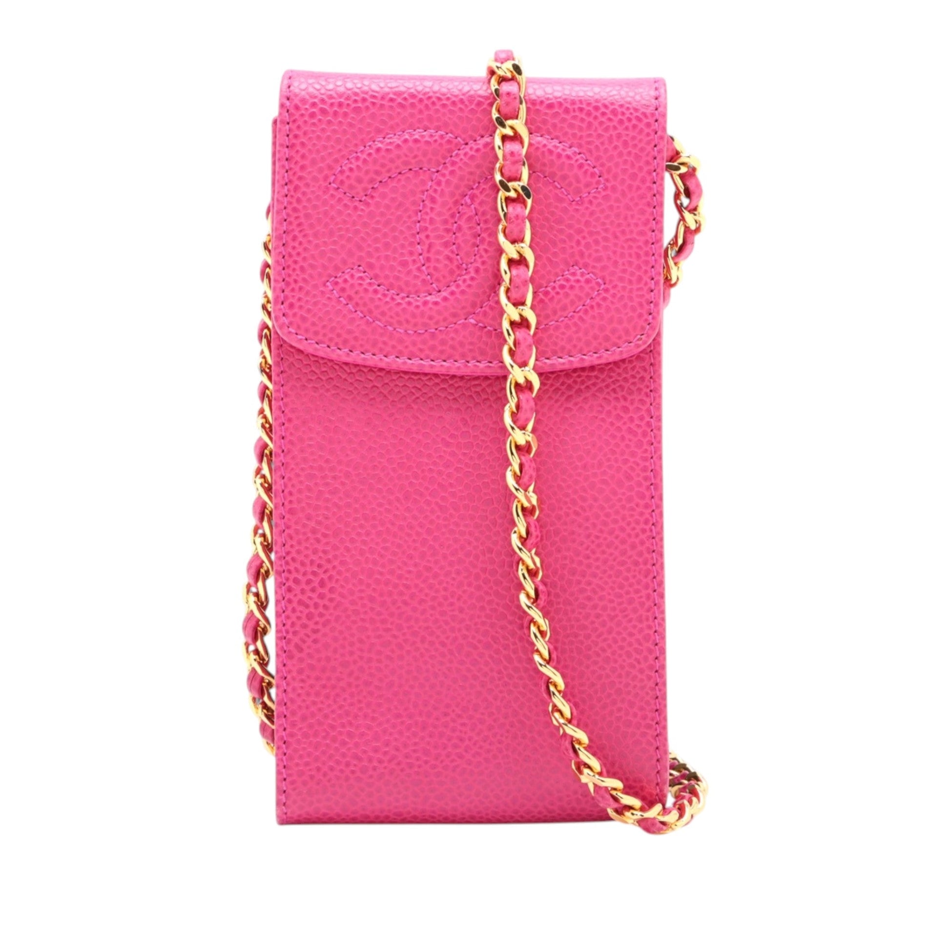 Chanel CC Caviar Phone Crossbody