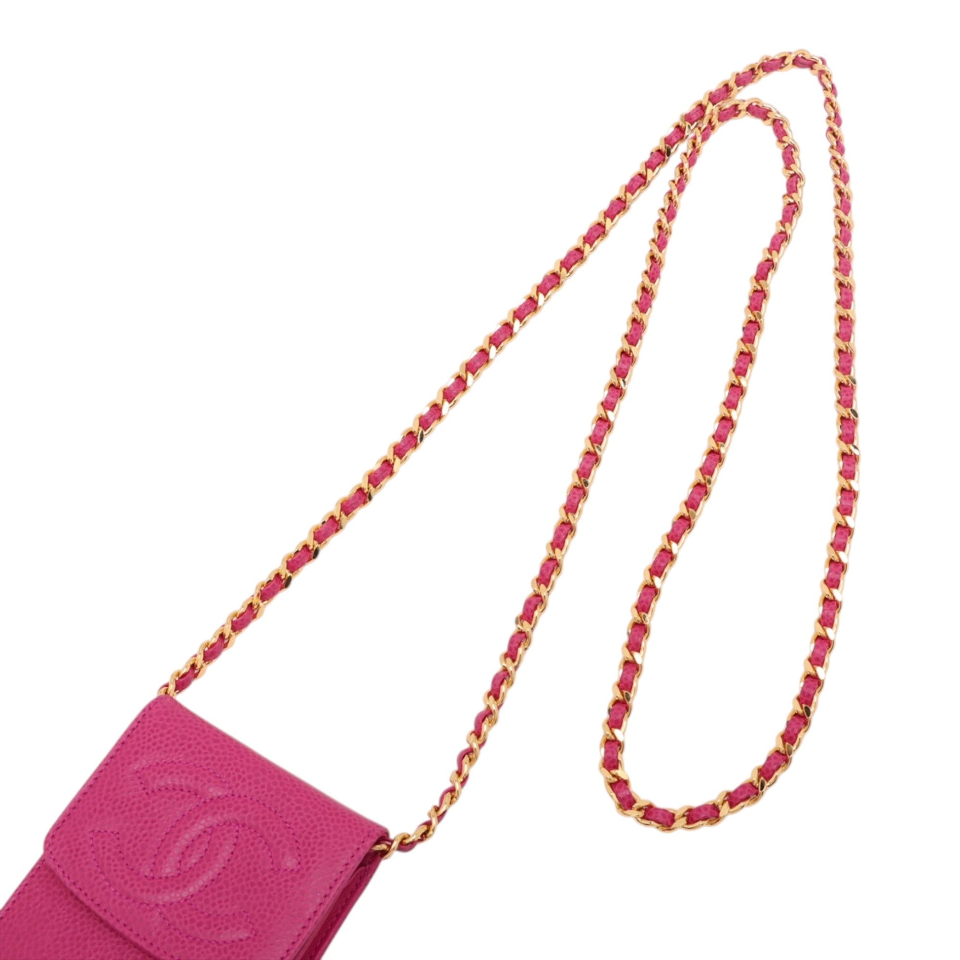 Chanel CC Caviar Phone Crossbody