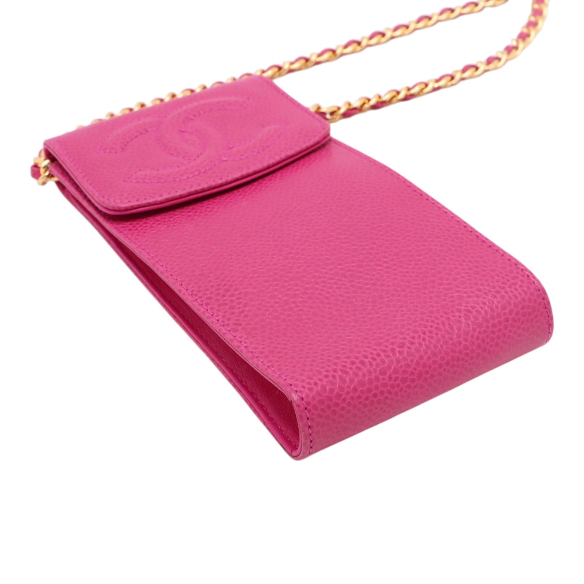 Chanel CC Caviar Phone Crossbody
