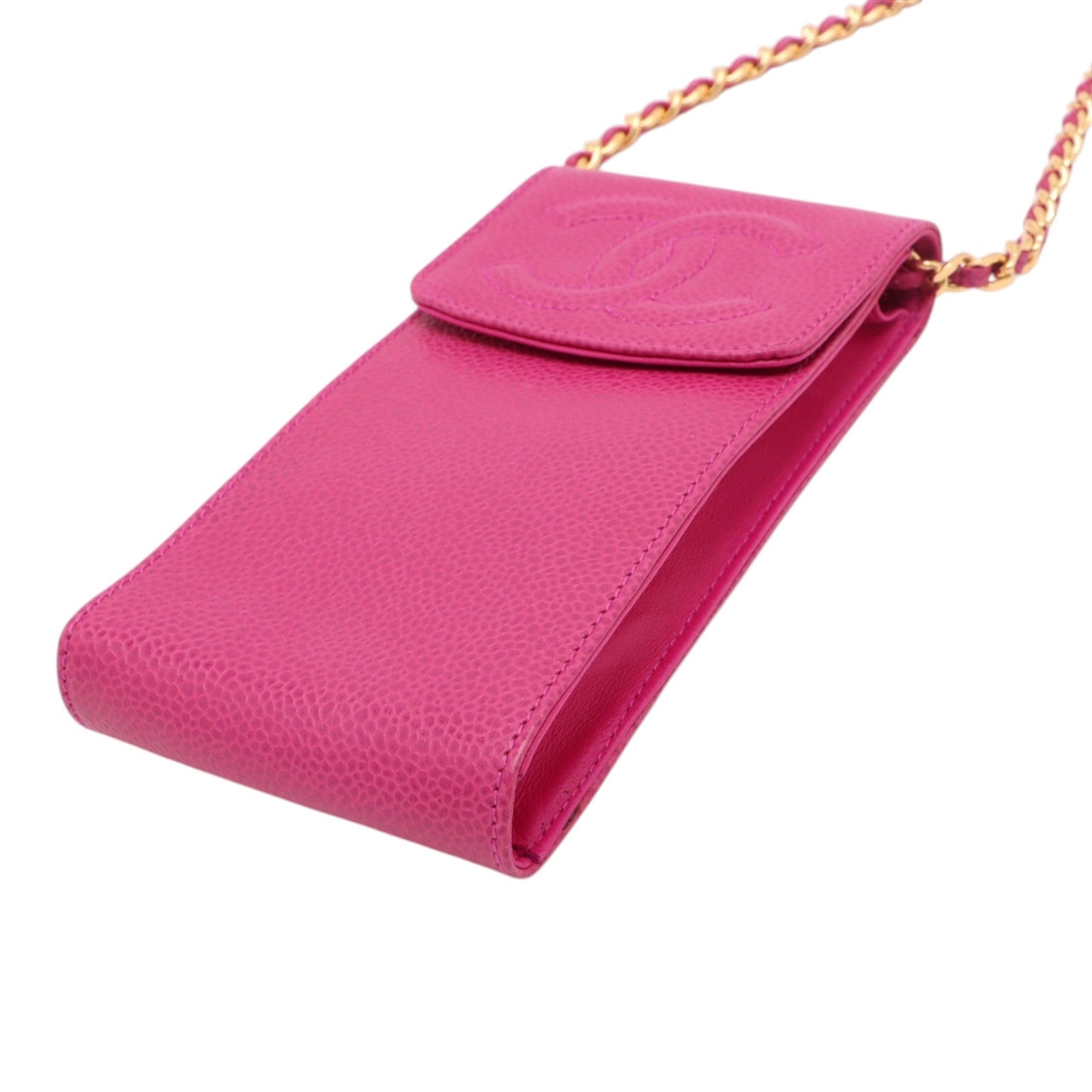 Chanel CC Caviar Phone Crossbody