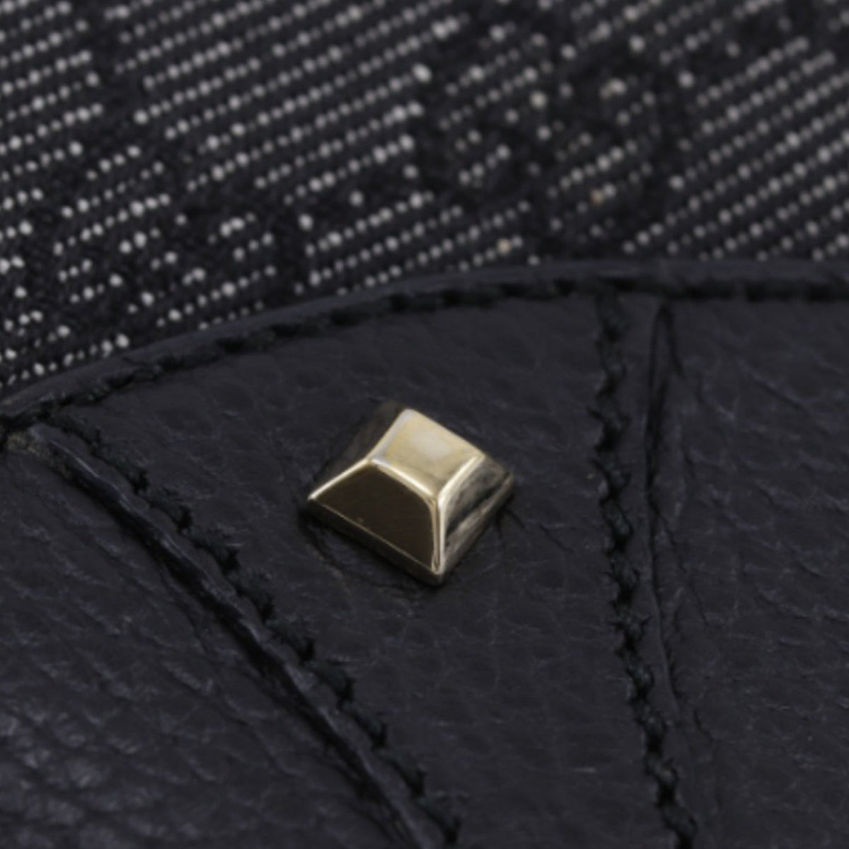 Gucci GG Denim Nailhead Crossbody
