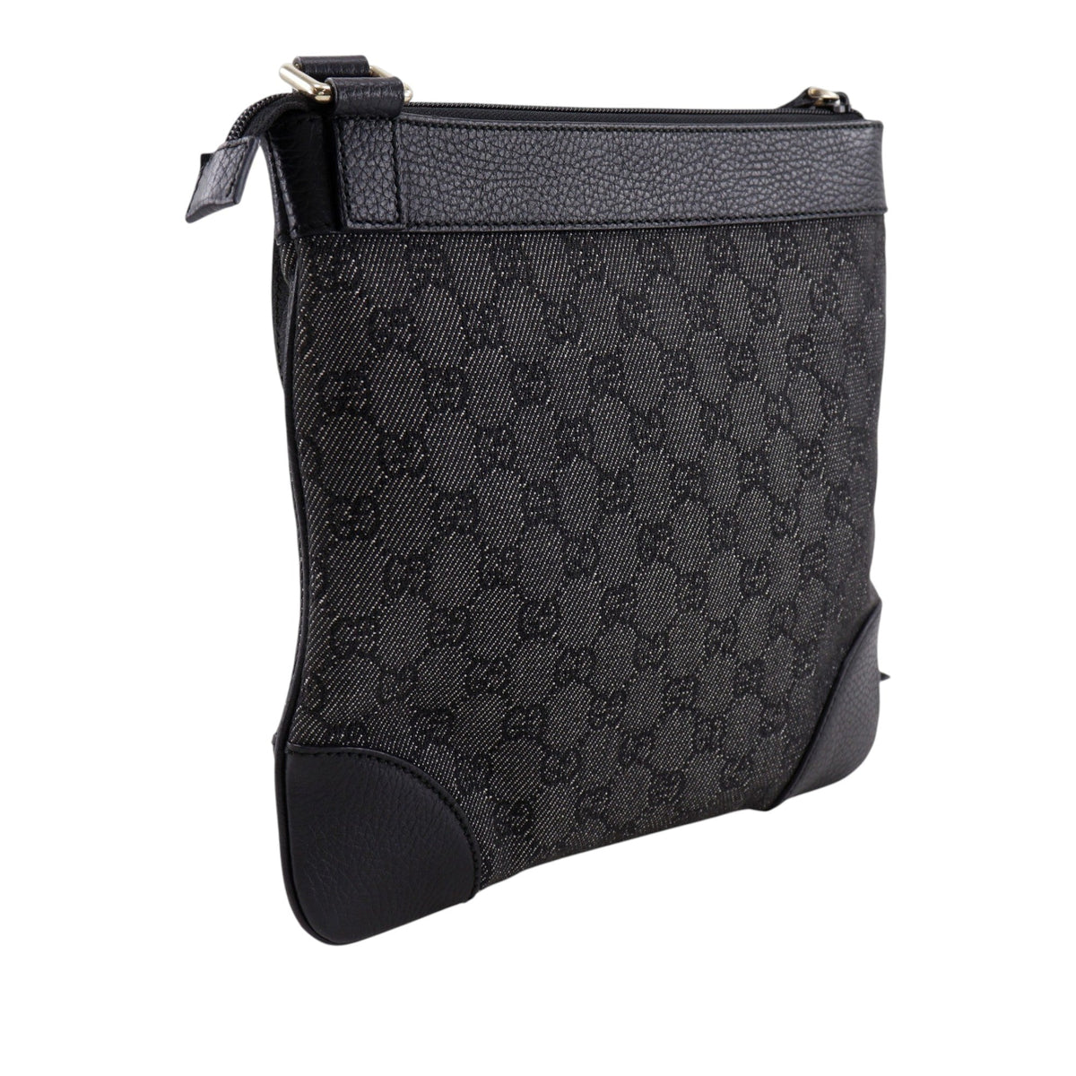 Gucci GG Denim Nailhead Crossbody