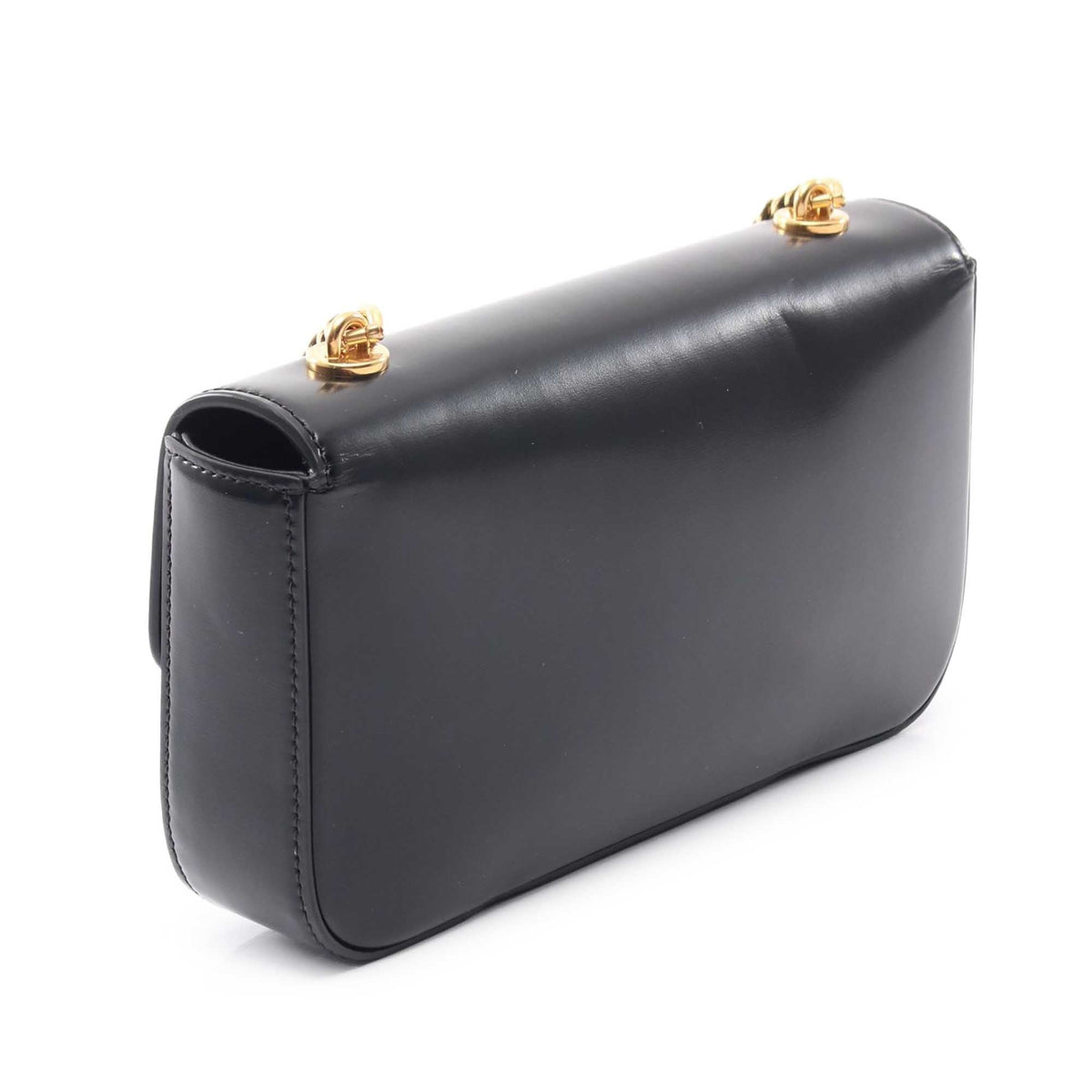 Celine Shiny Calfskin Triomphe Claude Shoulder Bag