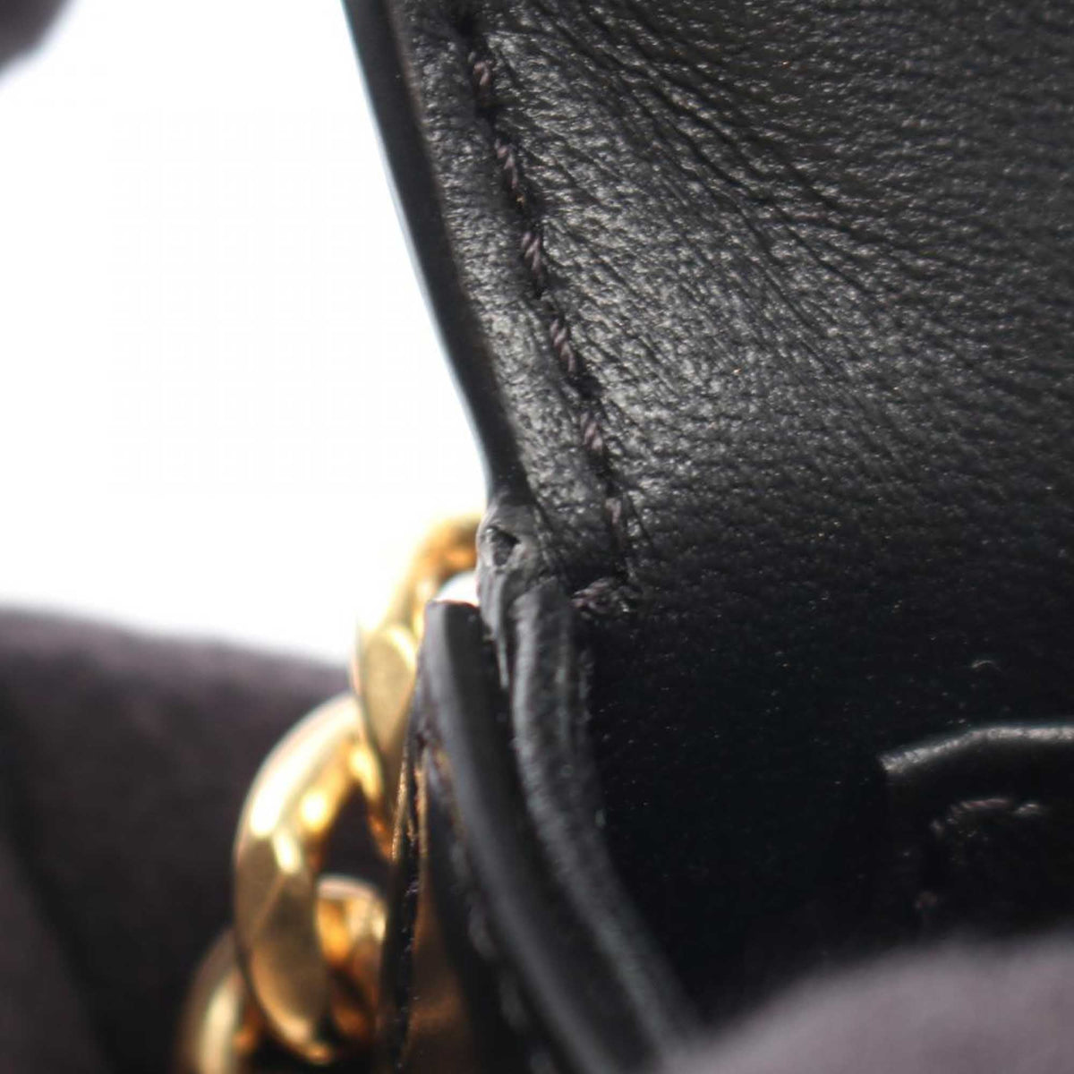 Celine Shiny Calfskin Triomphe Claude Shoulder Bag