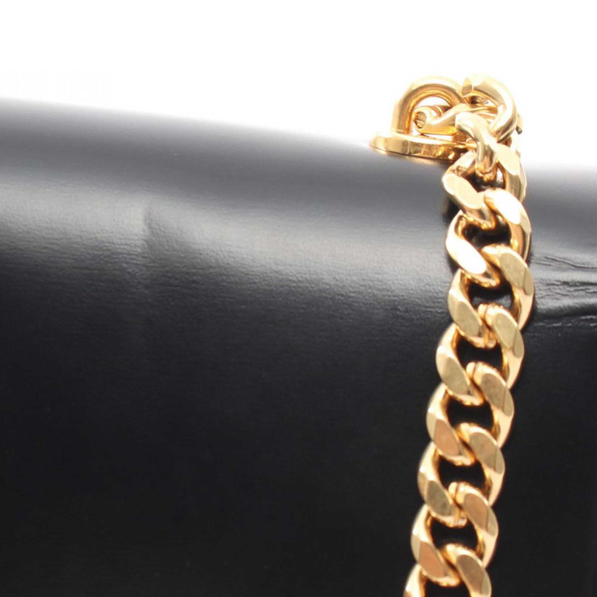 Celine Shiny Calfskin Triomphe Claude Shoulder Bag
