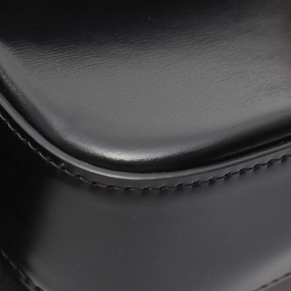 Celine Shiny Calfskin Triomphe Claude Shoulder Bag