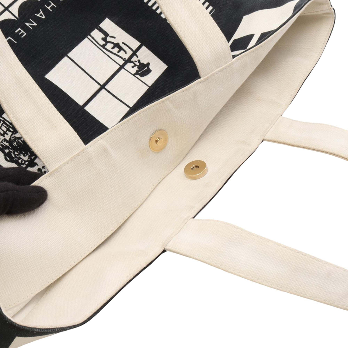 Chanel Window Line Tote — Black