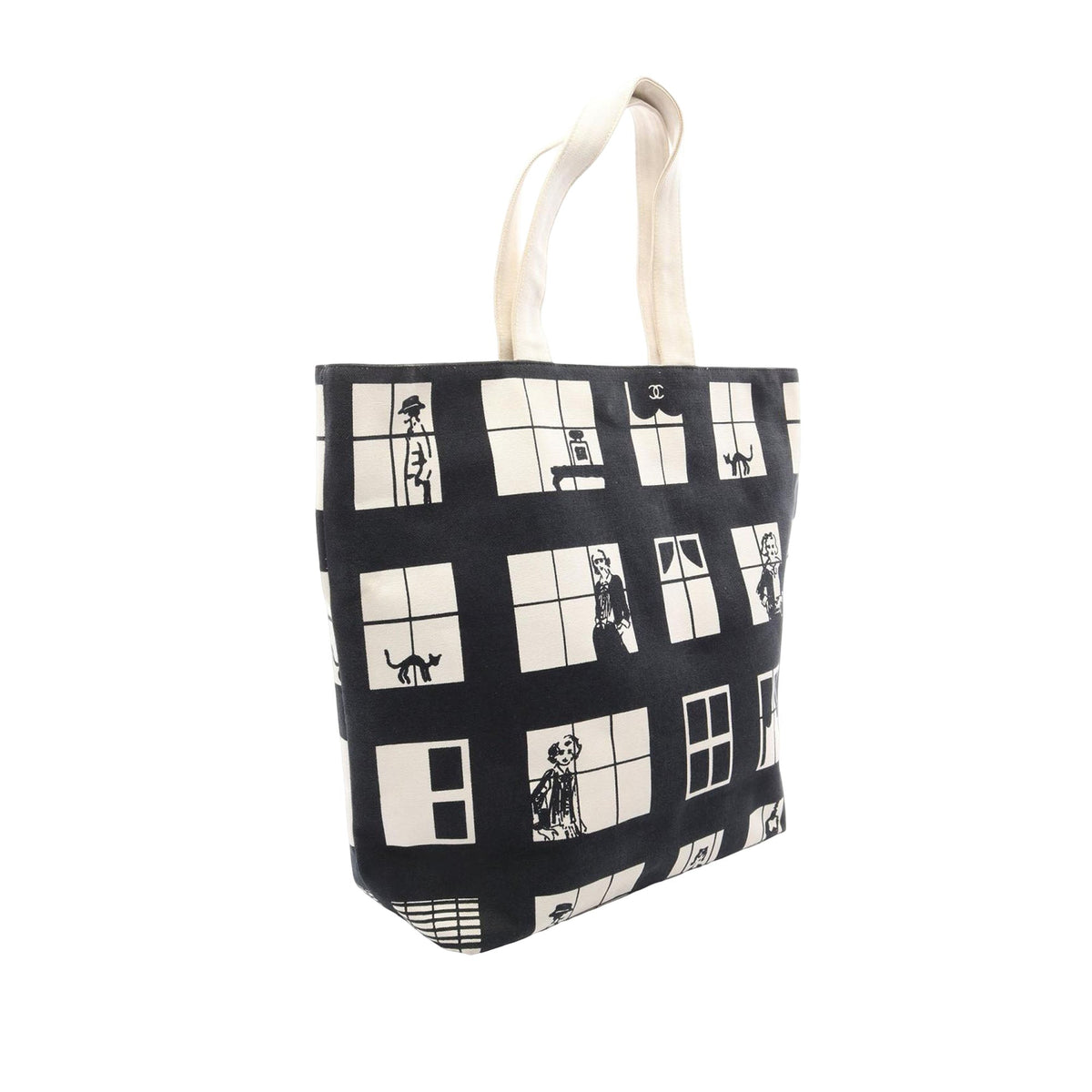 Chanel Window Line Tote — Black