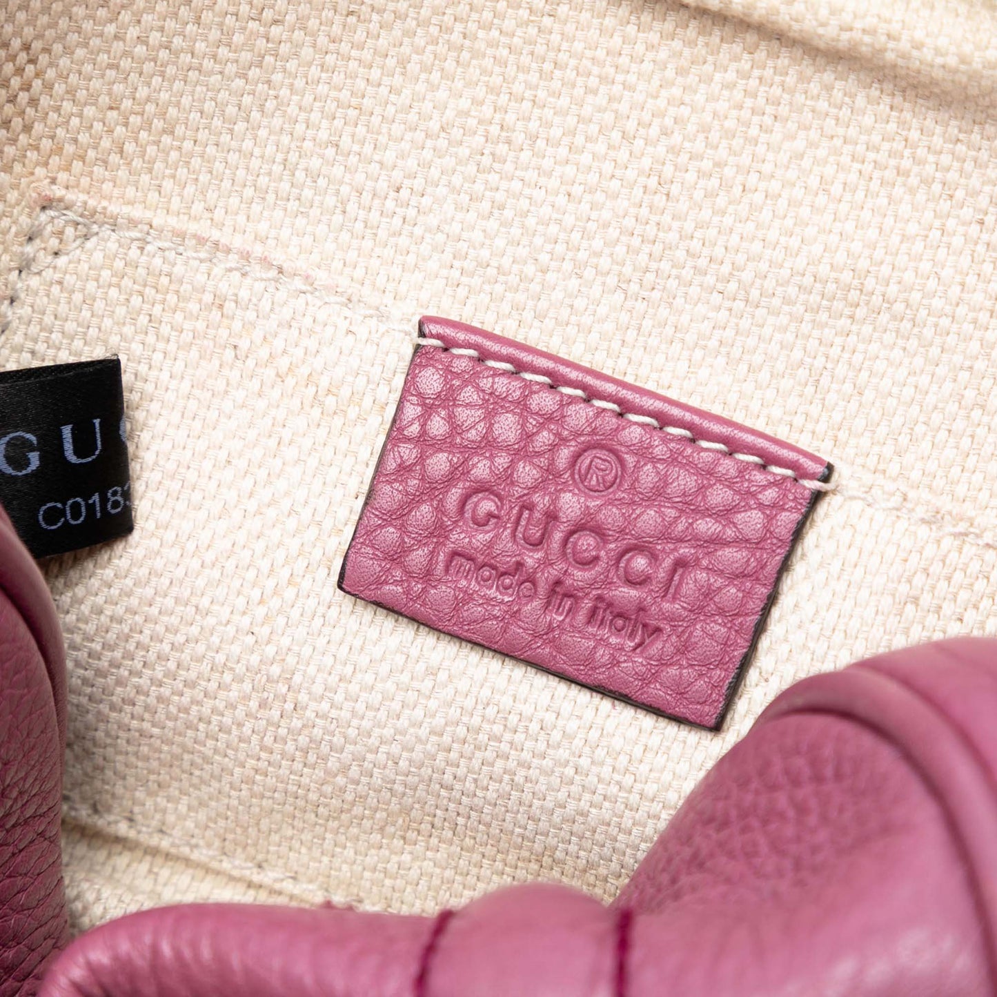 Gucci Mini Pebbled Calfskin Soho Chain Crossbody