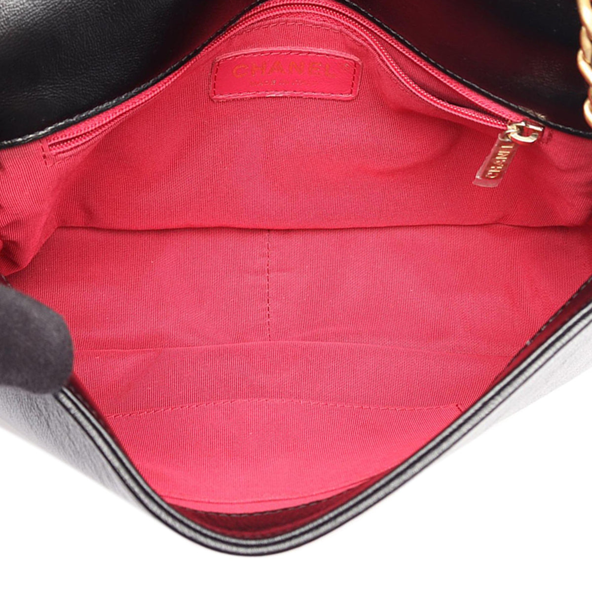Chanel CC Quilted Calfskin Single Flap