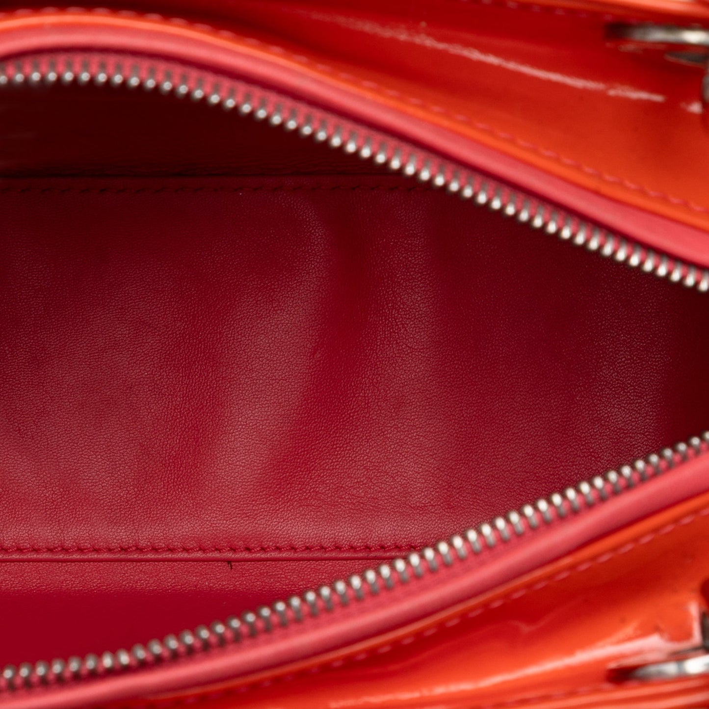 Medium Lambskin Cannage Stitched Lady Dior