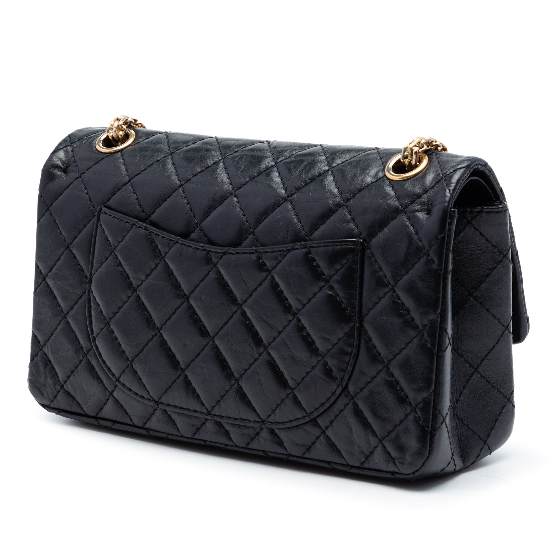Chanel Quilted Aged Calfskin Reissue 2.55 Lucky Charms Double Flap 225