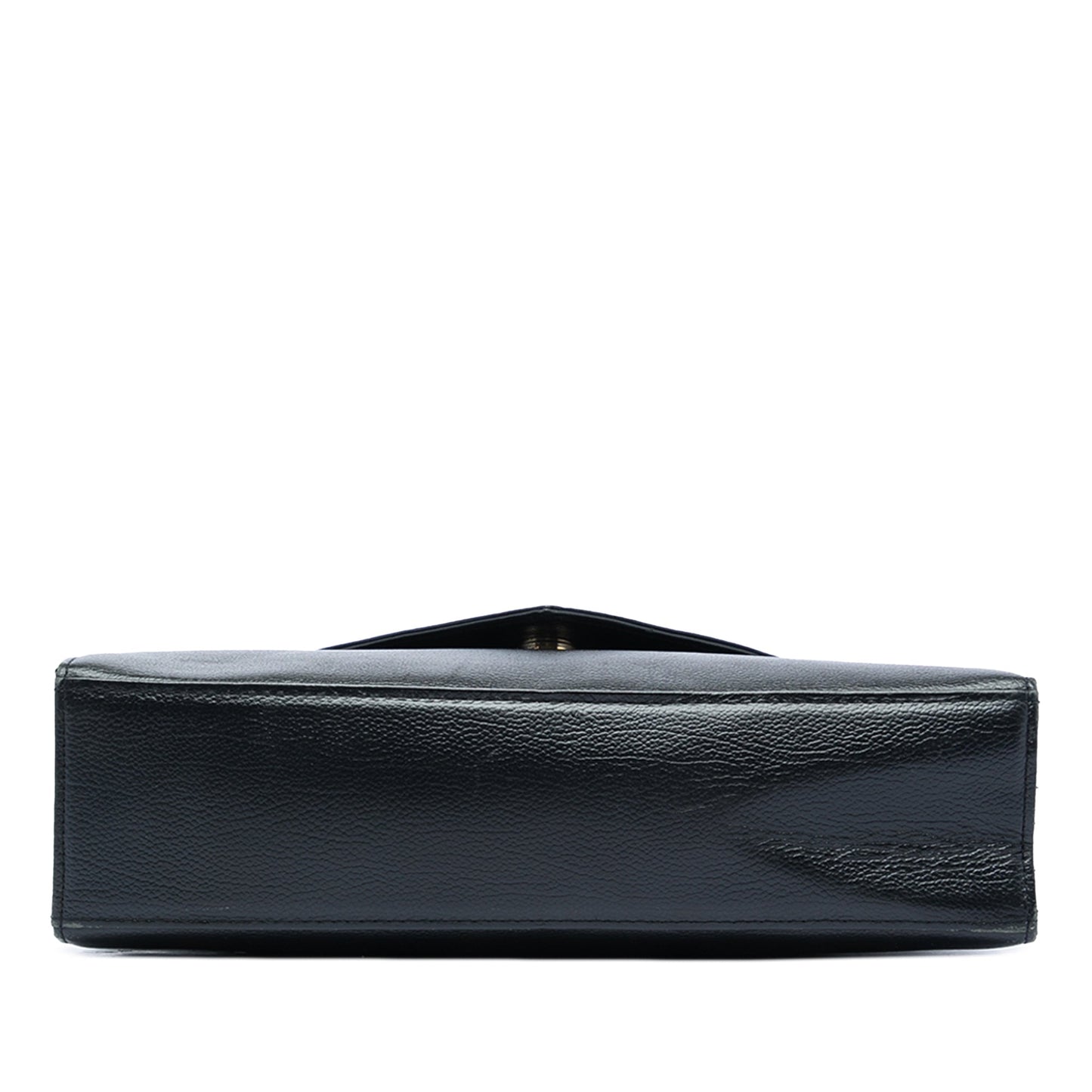 Saint Laurent Textured Leather Monogram Top Handle Bag