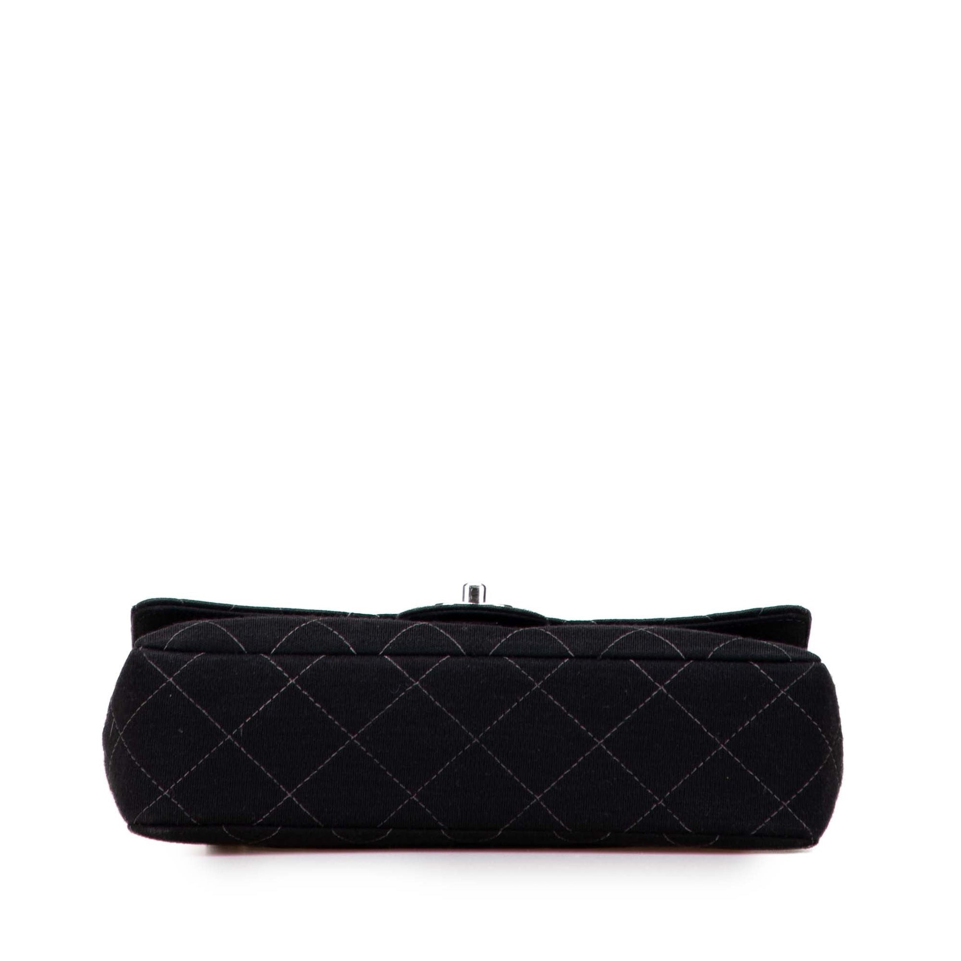 Chanel Medium Quilted Jersey Single Flap