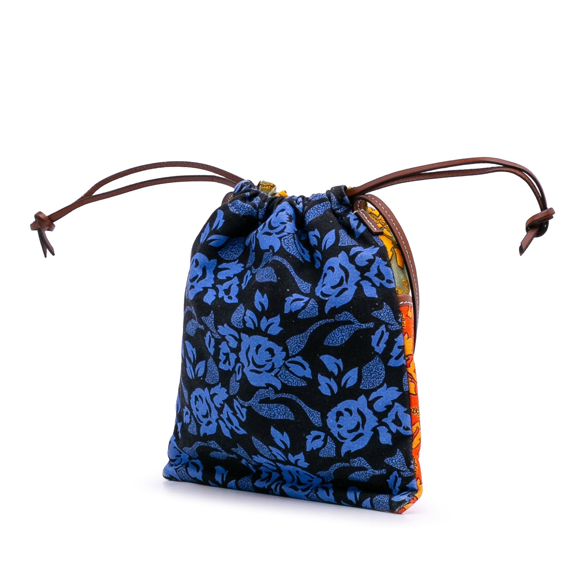 LOEWE Paulas Ibiza Canvas Angel Drawstring Crossbody